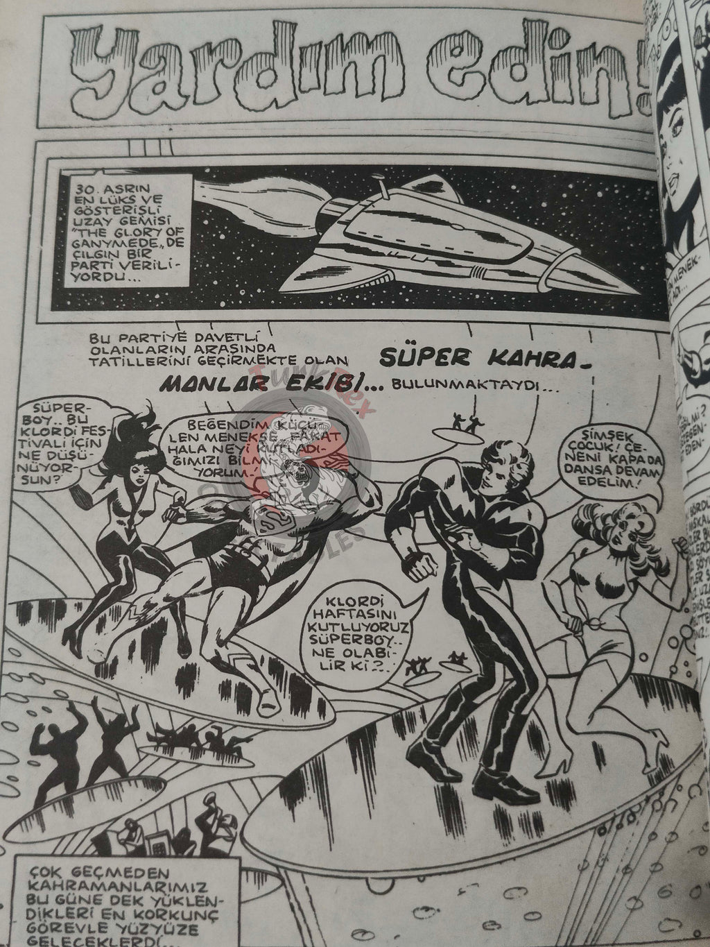 Superman Vol #36 1992 Turkish Comic Turkey # 331 #332 Action Comics #587 Superboy