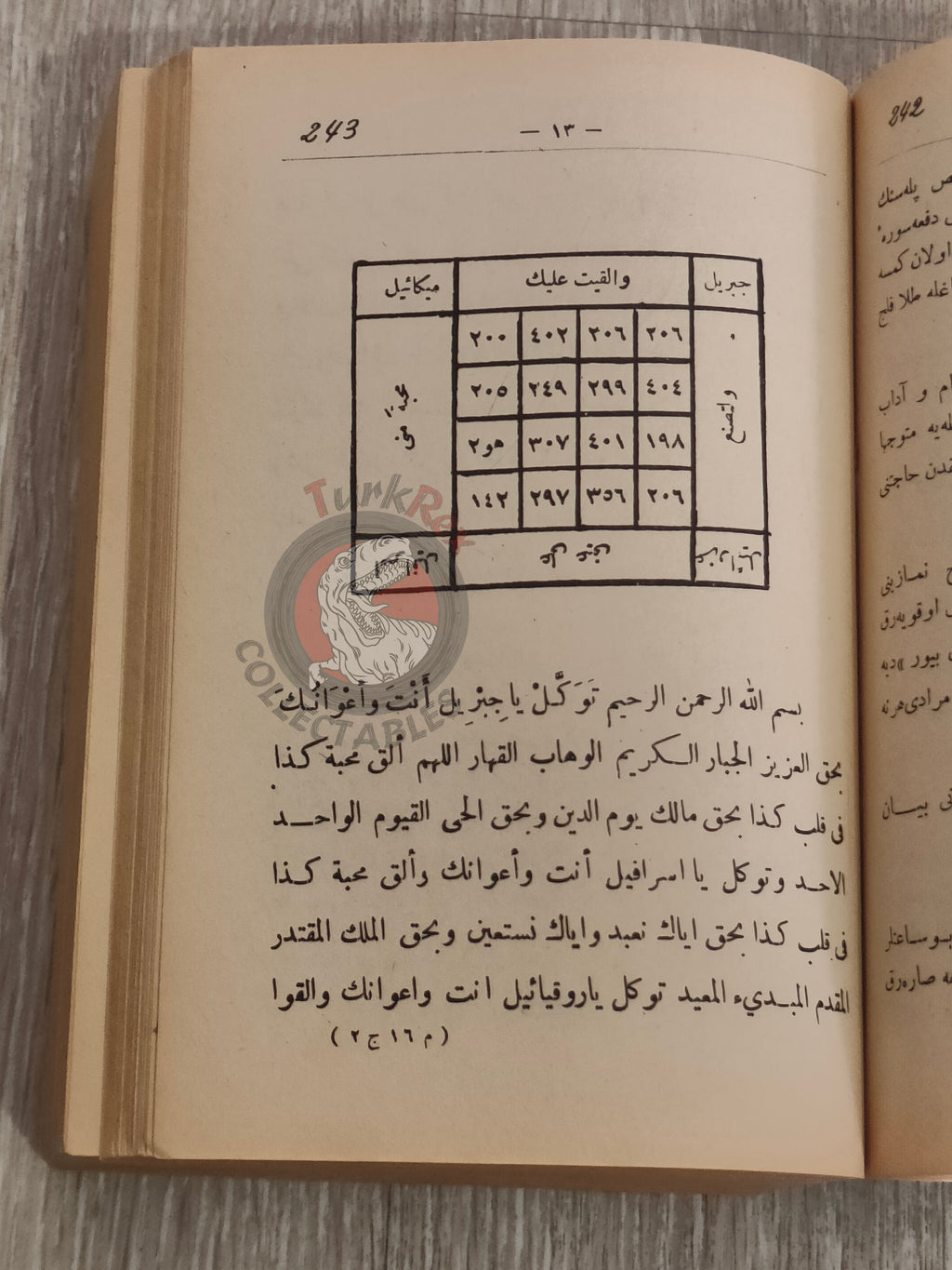 Kenzü’l-Havâs 1914 Ottoman Islamic Occult Havass Vefq Spells Charm Book Islam Talisman
