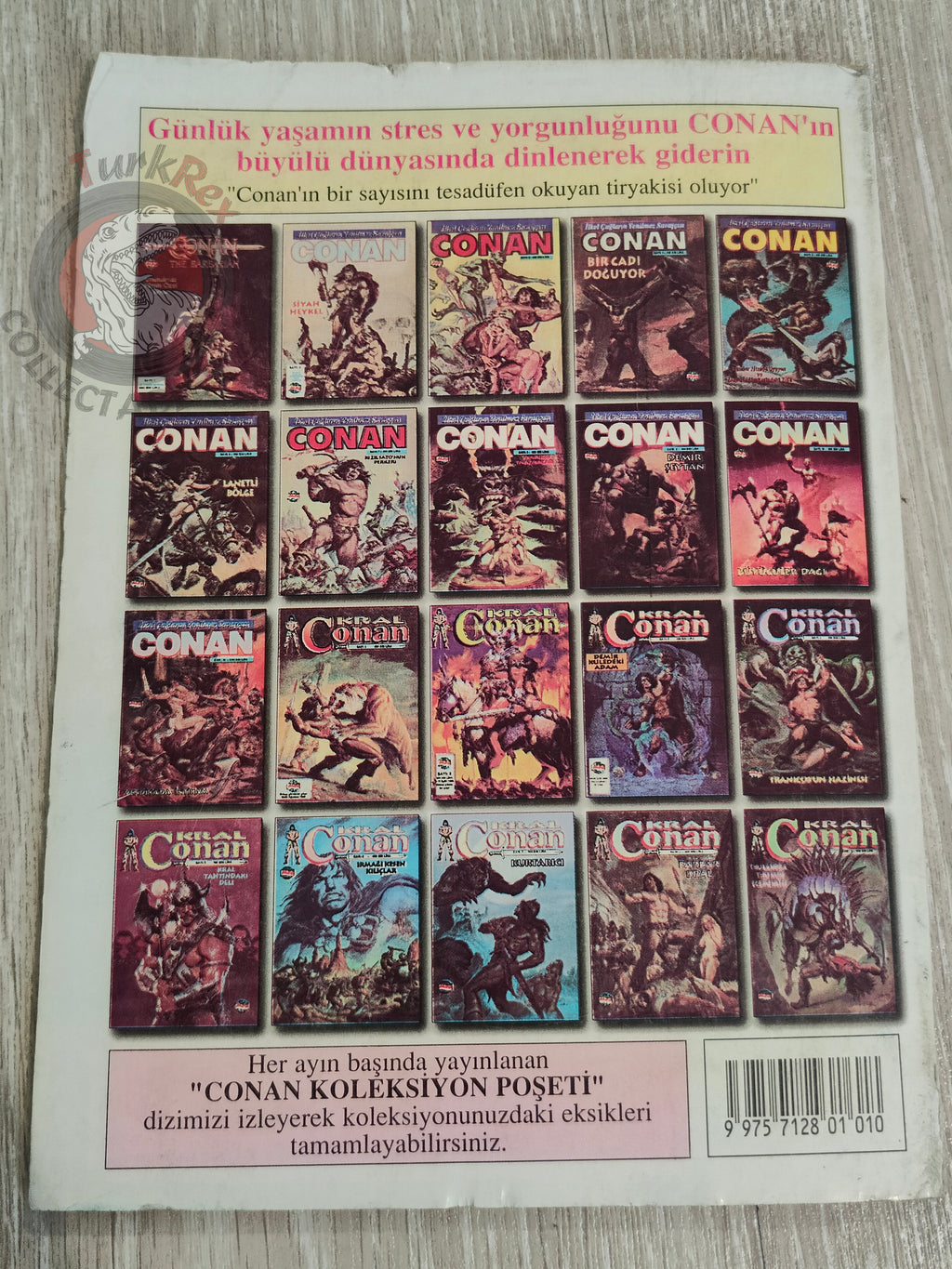 Conan #10 The Savage Sword of Conan #17 #18 Turkish Comic Turkey