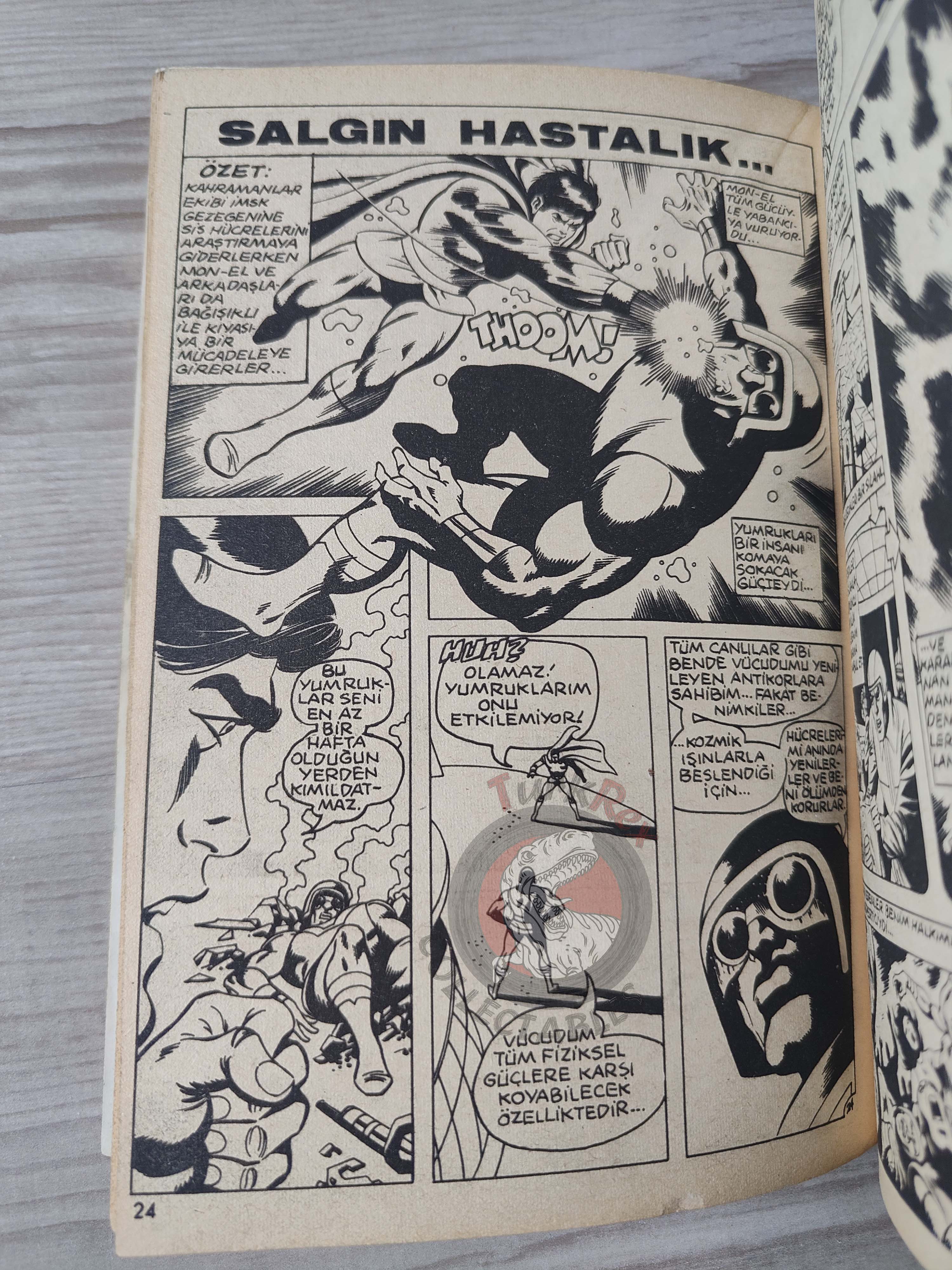 Superman Vol #3 1980s Turkish Comic Turkey #329 #331 #332 Superboy #232