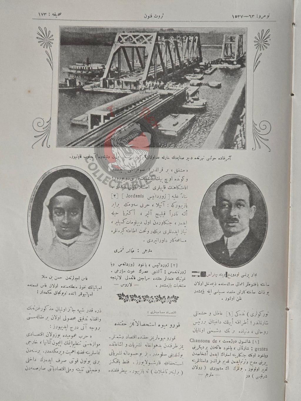 Servet-i Fünun Magazine 1926 Reza Shah Pahlavi Cover Oath Ceremony Iran Middle East Stalin Ottoman