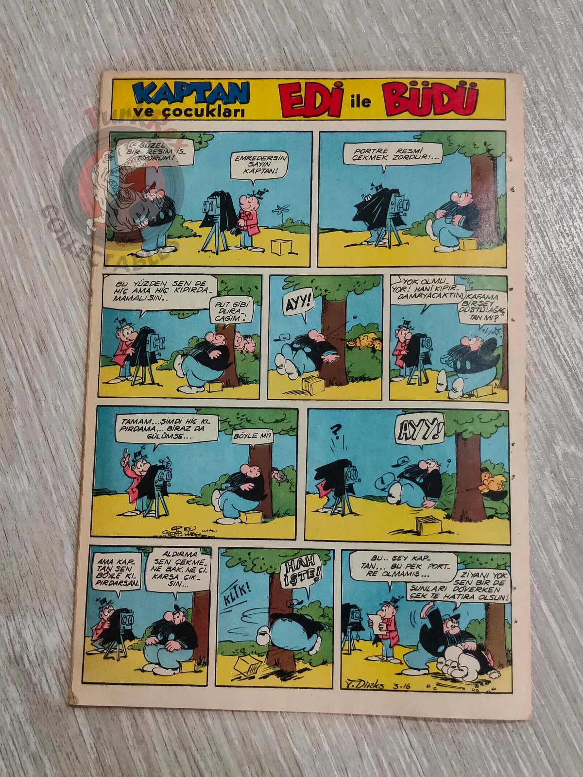 Doğan Kardeş 1971 Magazine #9 Turkish Comic Turkey Suske en Wiske Pantera Negra Tarzan
