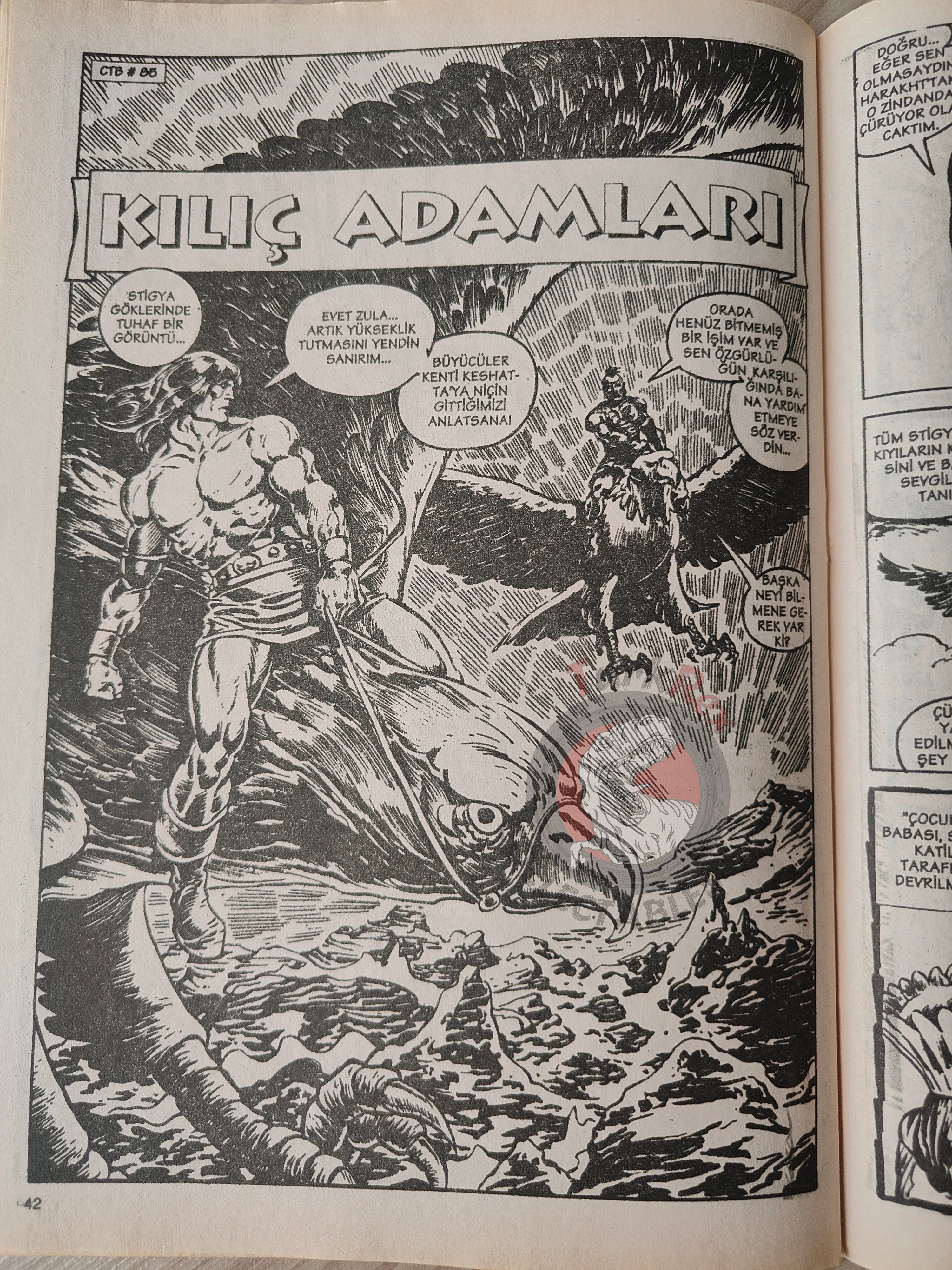 Conan The Barbarian #8 2001 Turkish Comic Turkey #83 #84 #85 #86