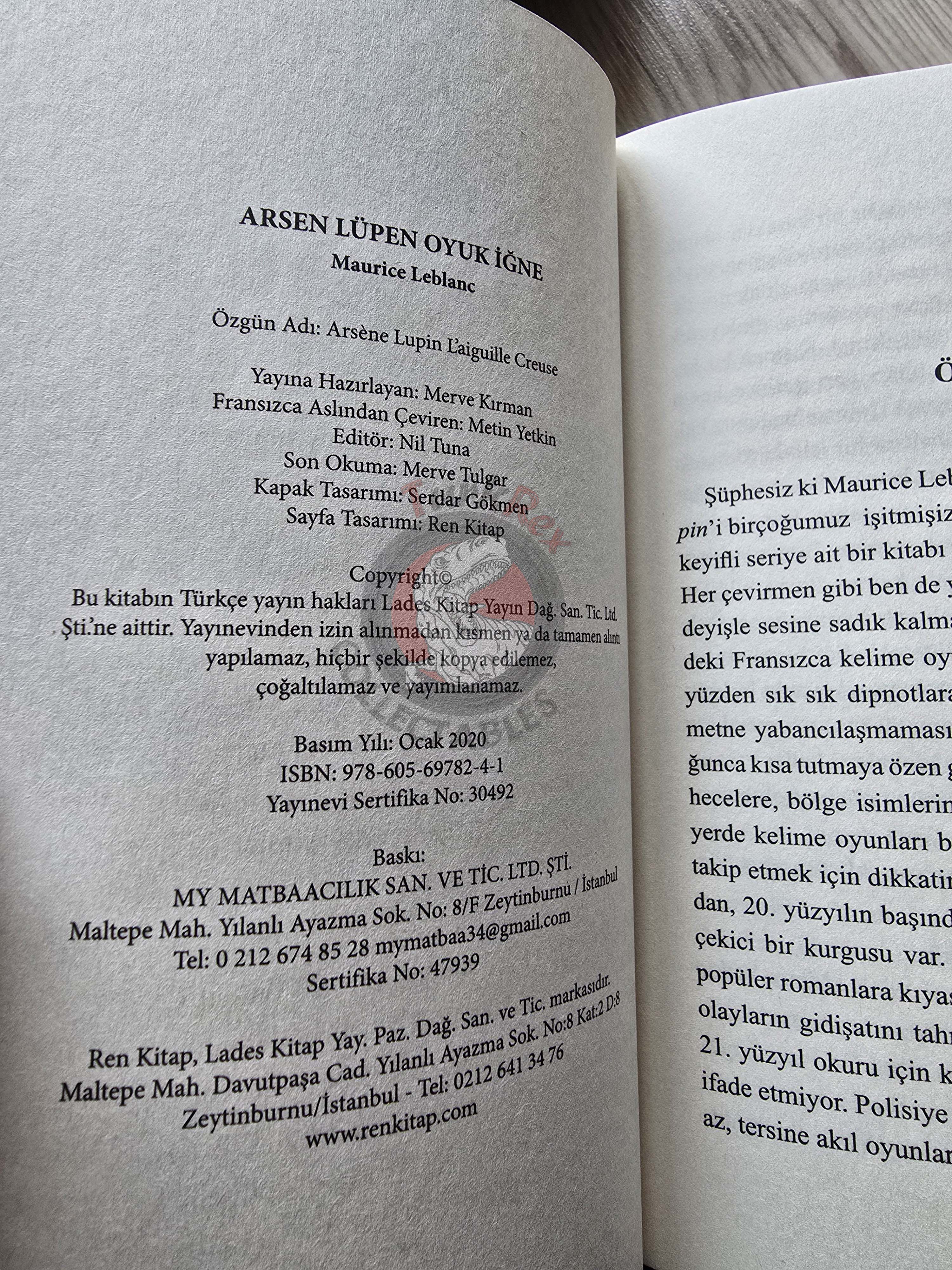 Arsène Lupin Box Set contre Herlock Sholmes Turkish Book Turkey Maurice Leblanc