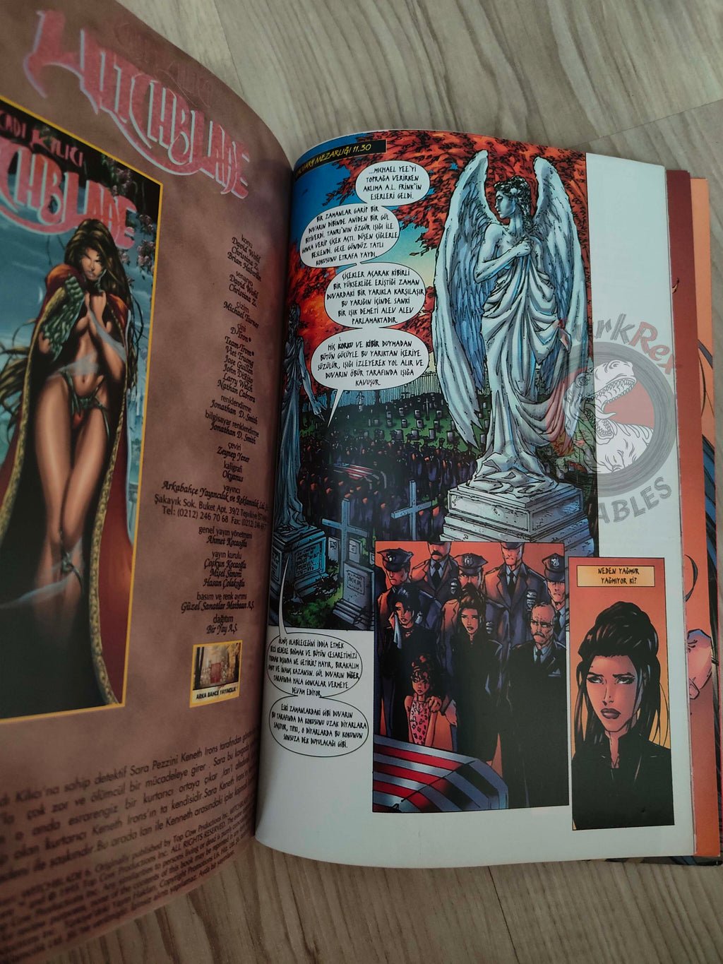 Witchblade Vol #2 1999 Turkish Comic Turkey #4 #5 #6