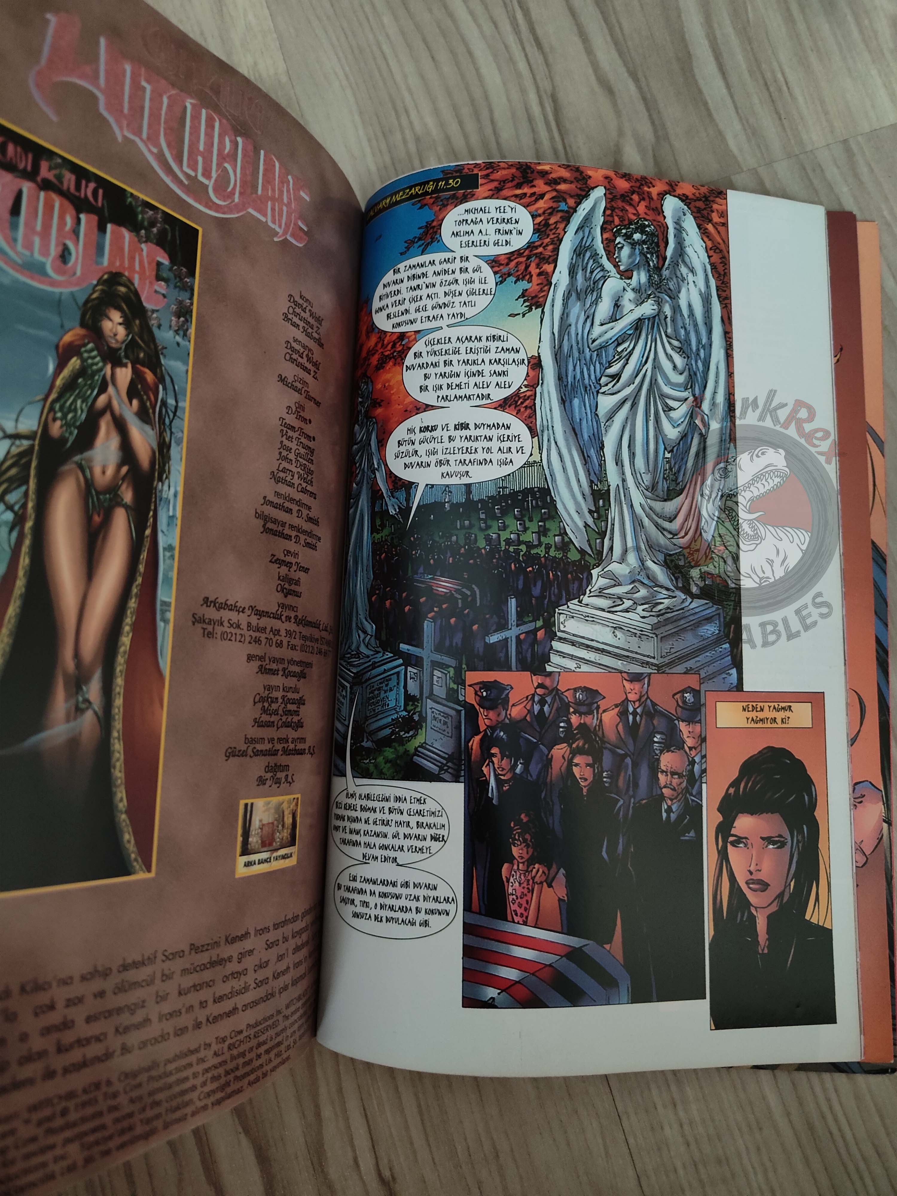 Witchblade Vol #2 1999 Turkish Comic Turkey #4 #5 #6