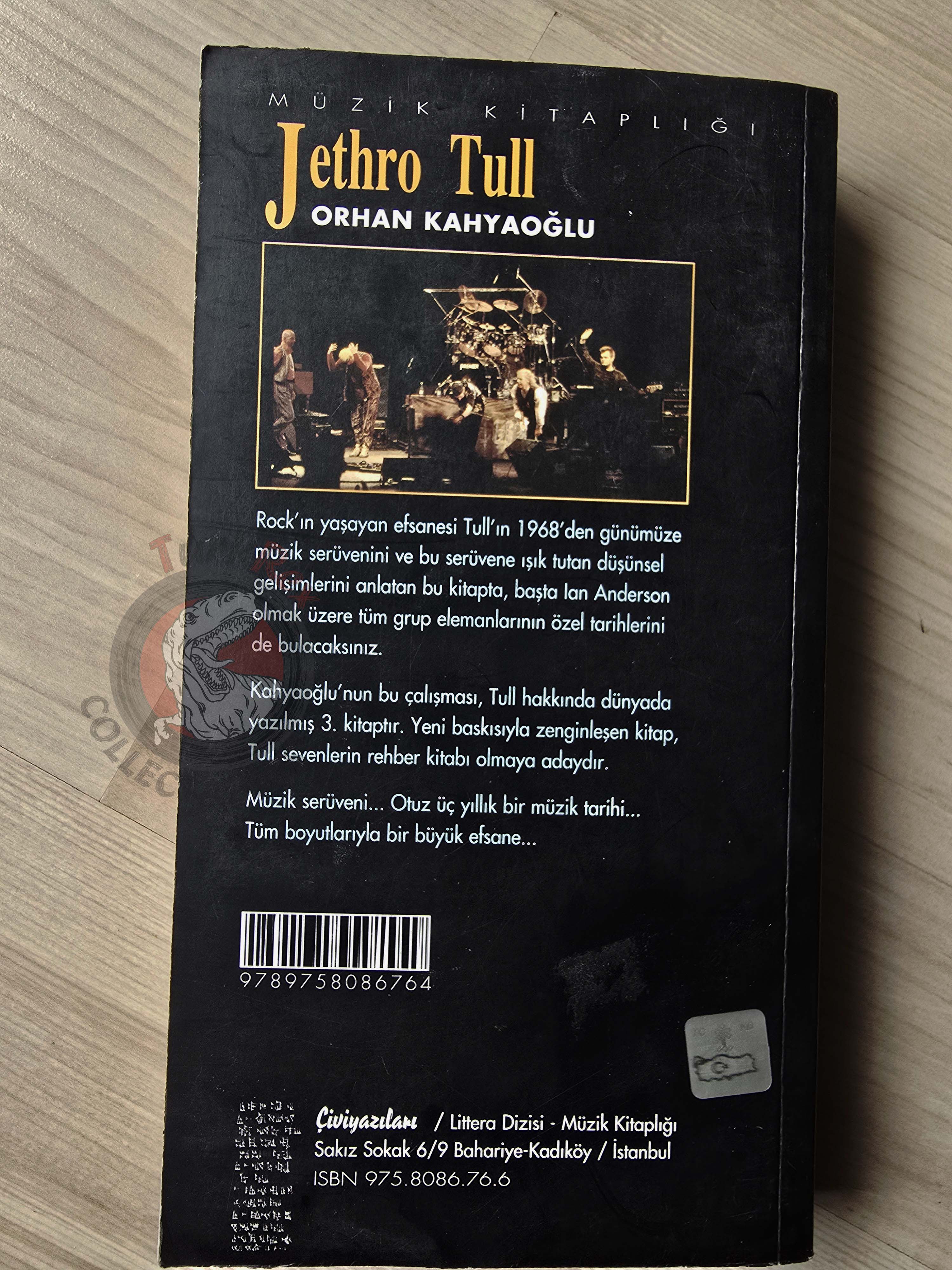 Jethro Tull Biography Book 2000 by Turkish Writer Book Turkey