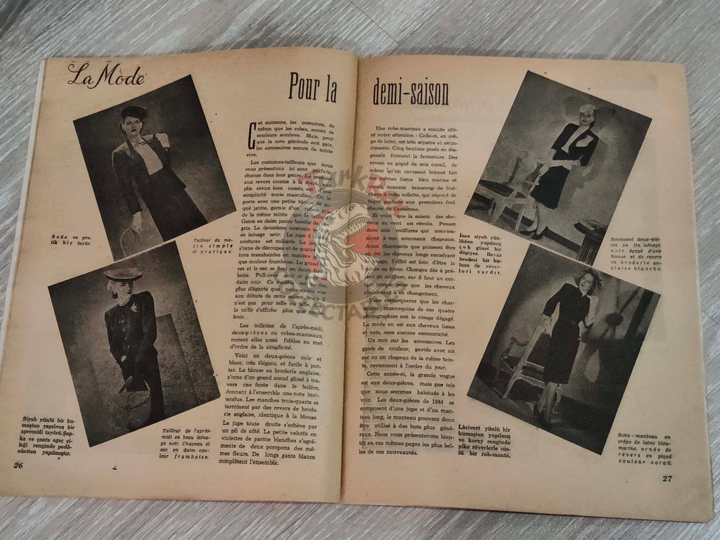 Realite 1944 British Propaganda Mag Turkish Turkey French Greece Corinth Canal WW2 era Stafford Cripps Germany