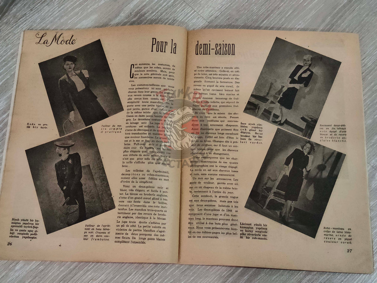 Realite 1944 British Propaganda Mag Turkish Turkey French Greece Corinth Canal WW2 era Stafford Cripps Germany