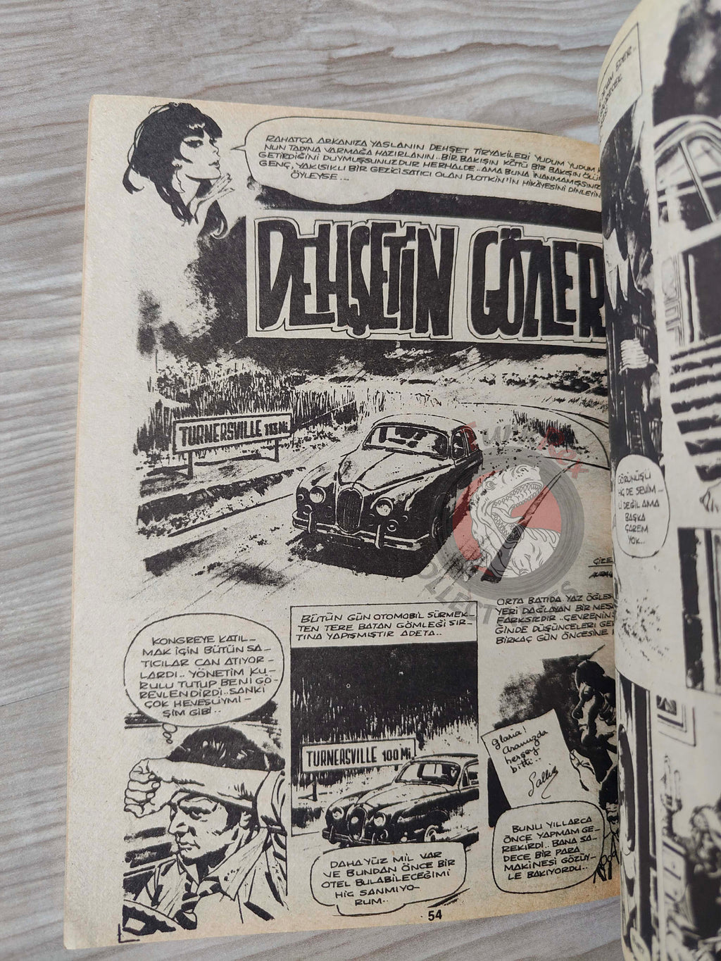 Süper Korku #17 late 80s Turkish Comic Turkey Creepy Eerie Dungeons & Dragons Vampirella