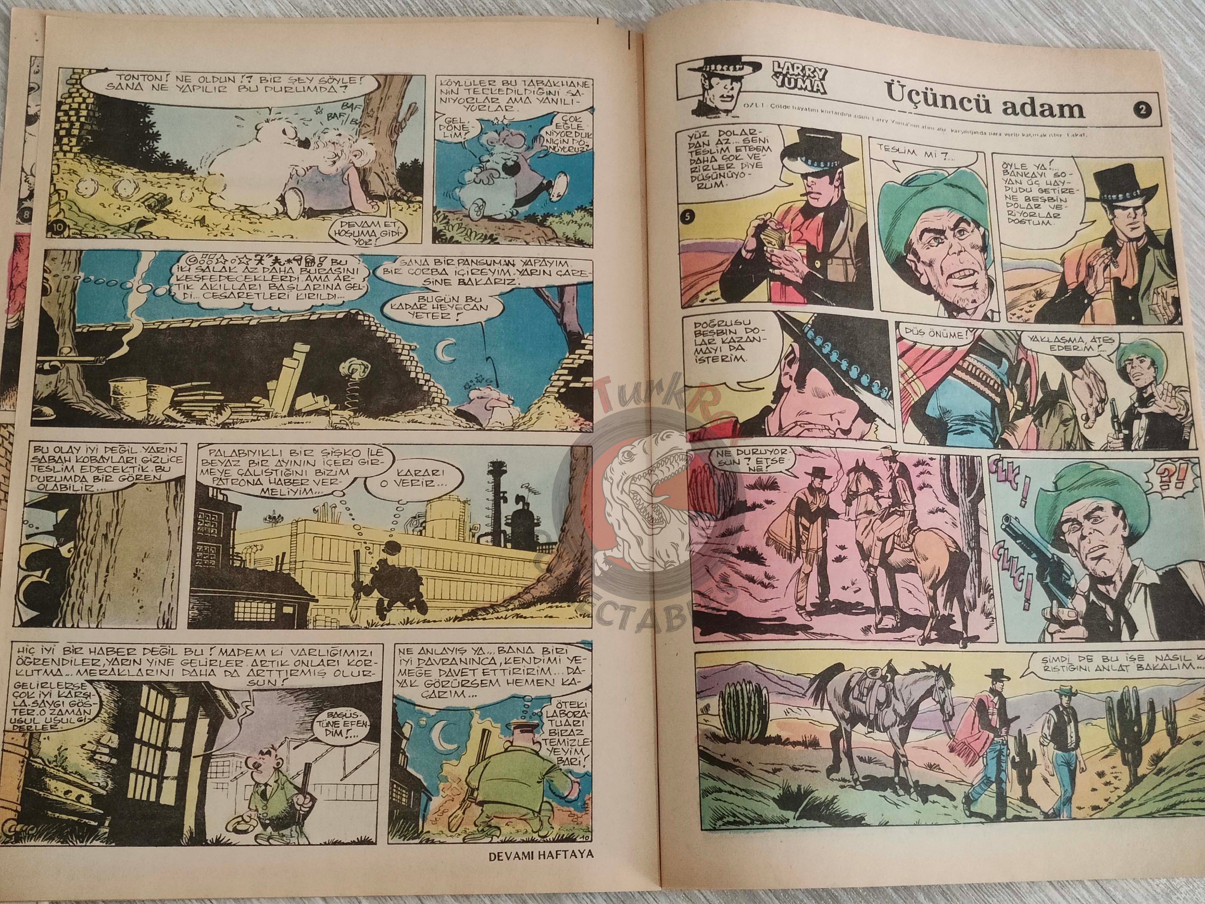 Tercüman Çocuk #39 1982 Turkish Comic Turkey Superman Star Wars #28 The Flintstones Thorgal Larry Yuma