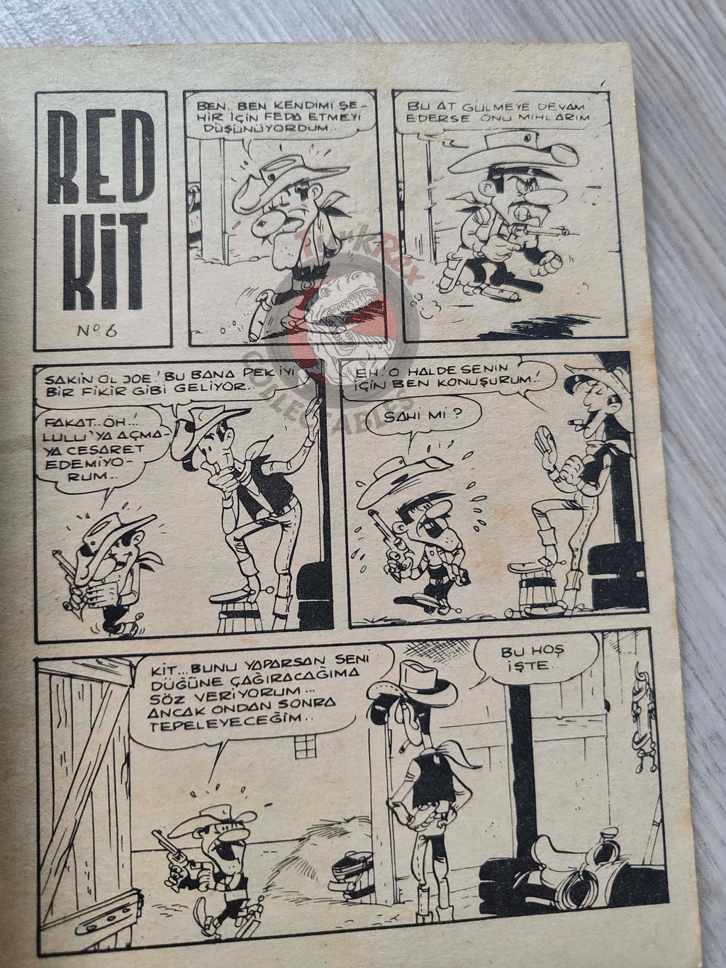 Lucky Luke #2 Dalton City 1972 Turkish Comic Turkey Tif Et Tondu