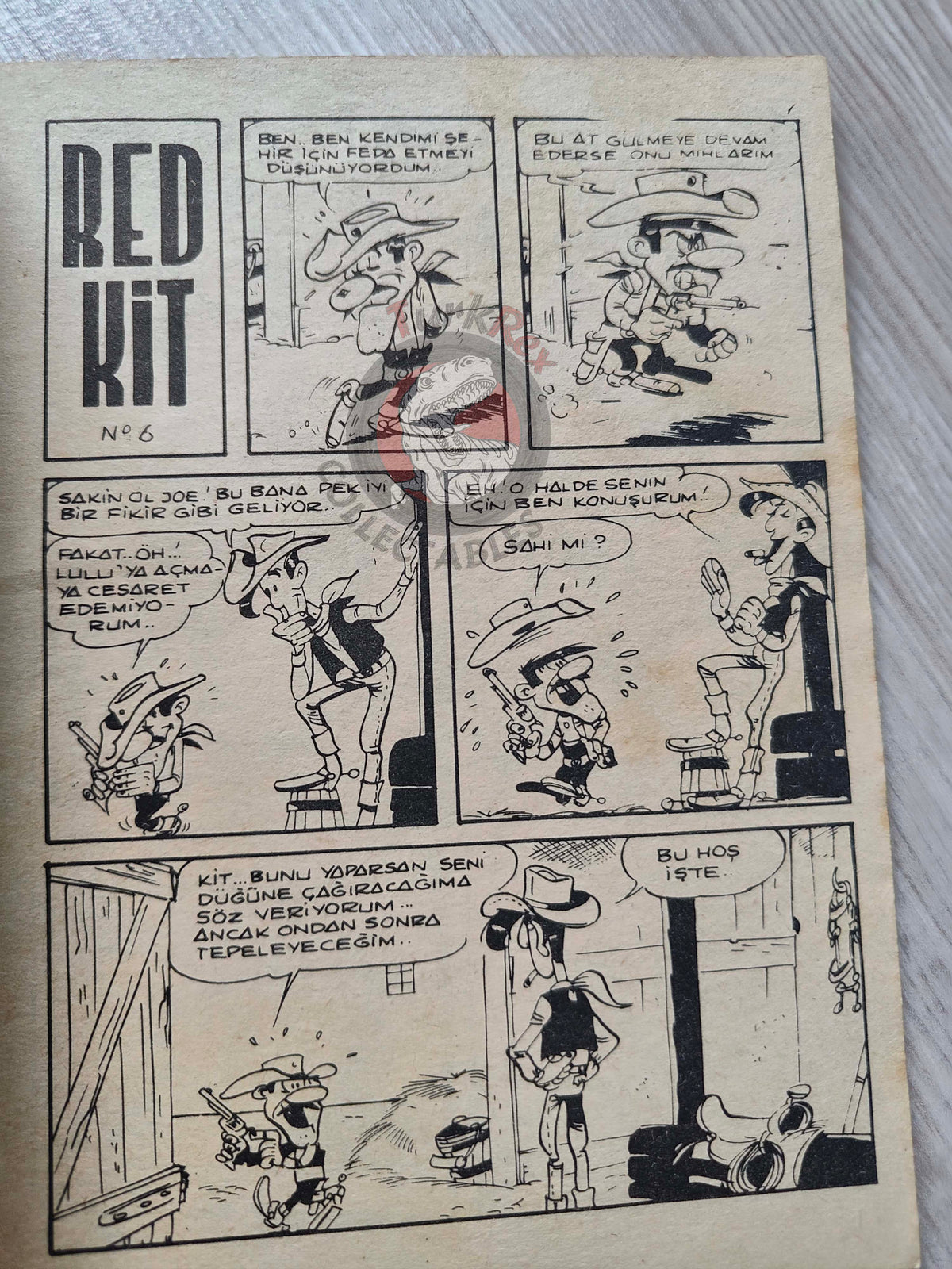 Lucky Luke #2 Dalton City 1972 Turkish Comic Turkey Tif Et Tondu