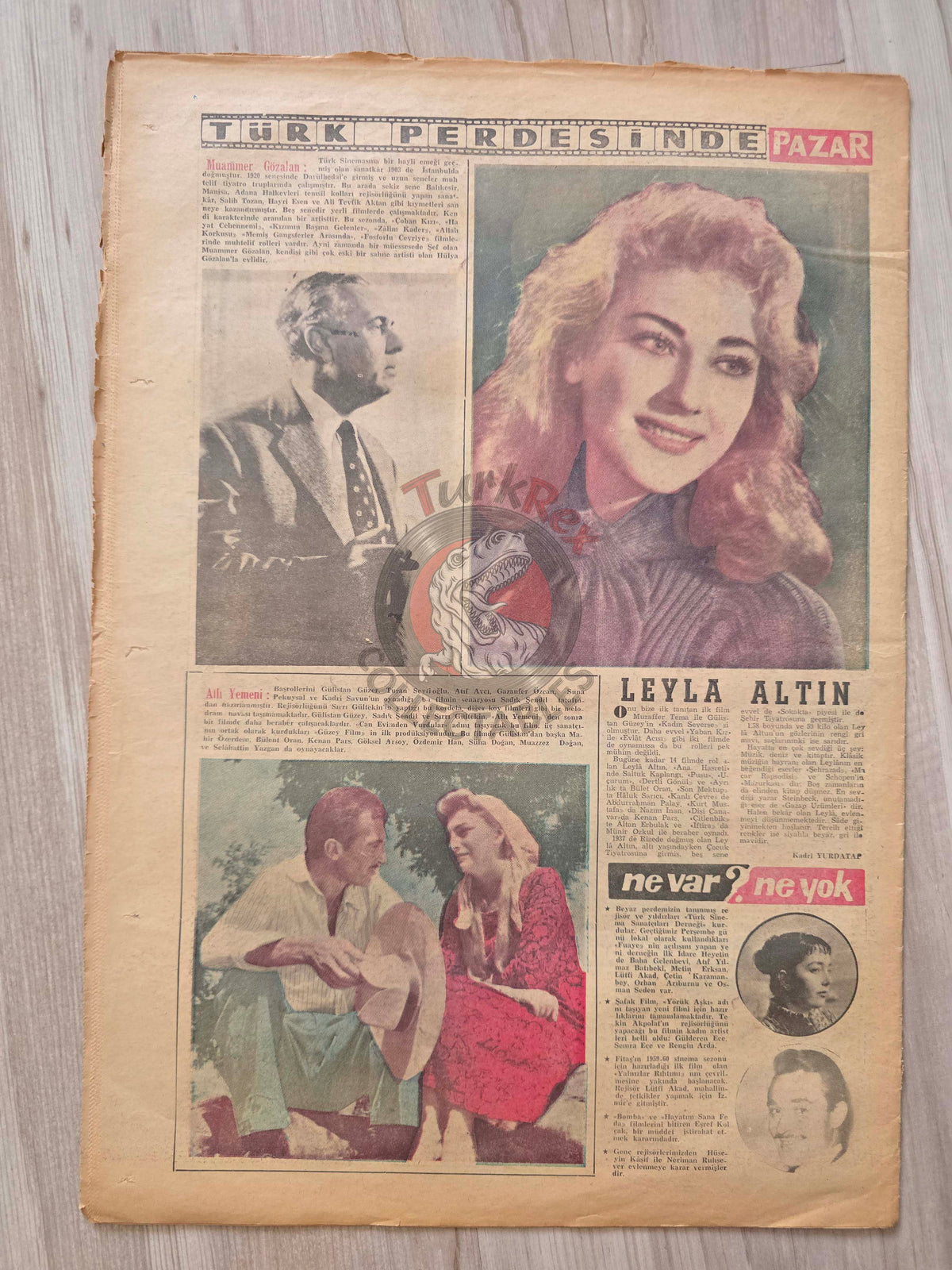Pazar 1959 Janet Leigh Turkish Mag Comic Turkey Superman Wayne Boring Stan Drake Reza Pahlavi Iran