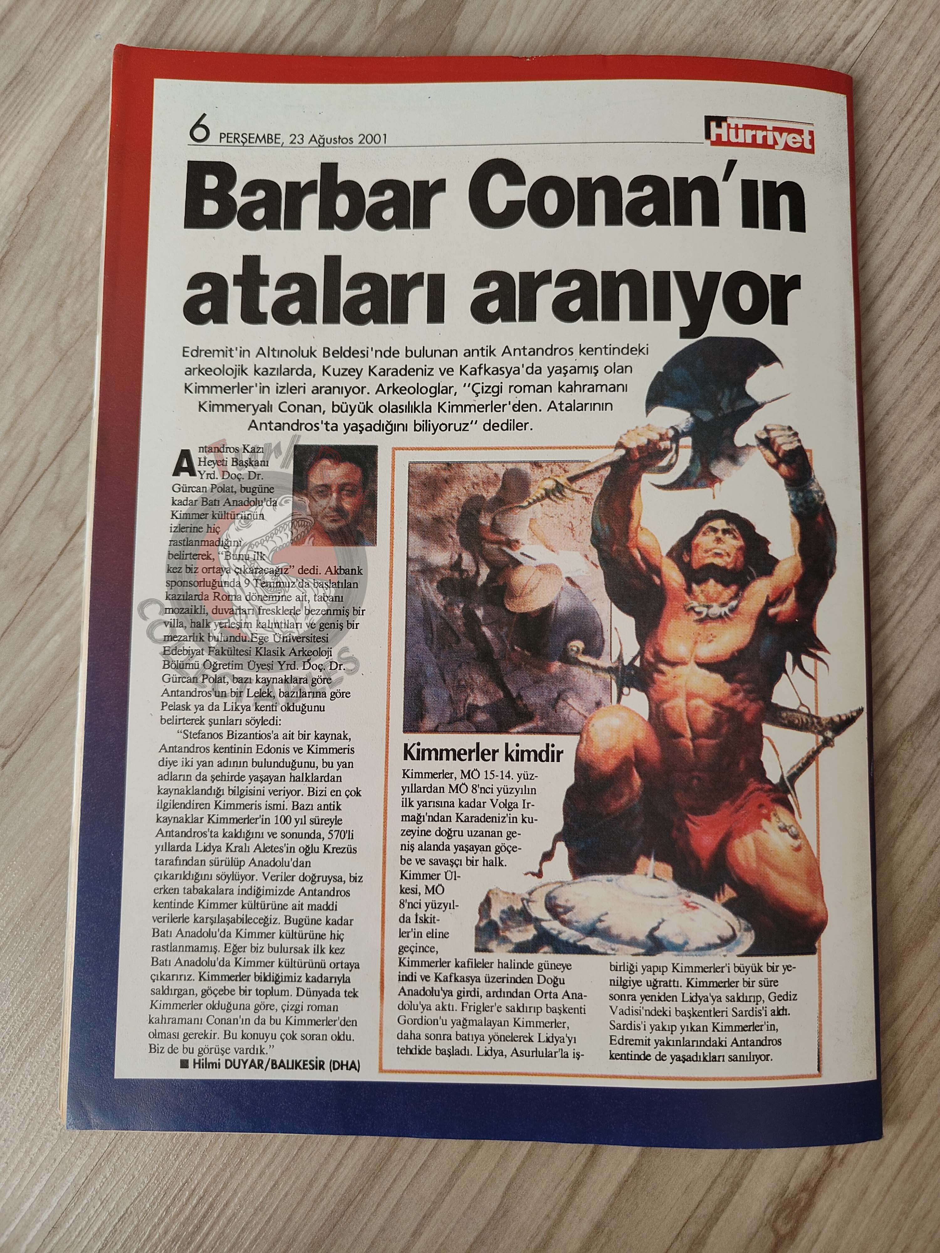 Imparator Conan #3 Conan the King #40 Turkish Comic Turkey