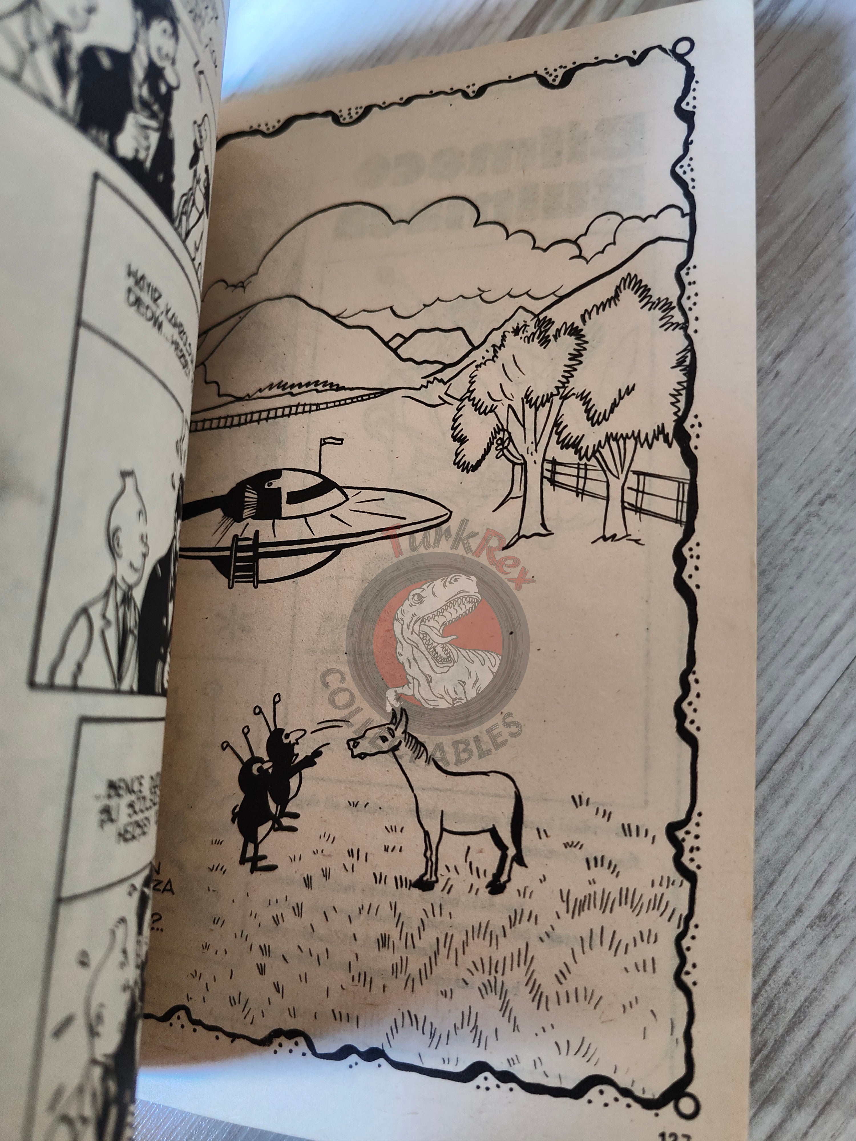 Tintin –  Red Rackham's Treasure mid 1980s Turkish Edition Comic Turkey 1