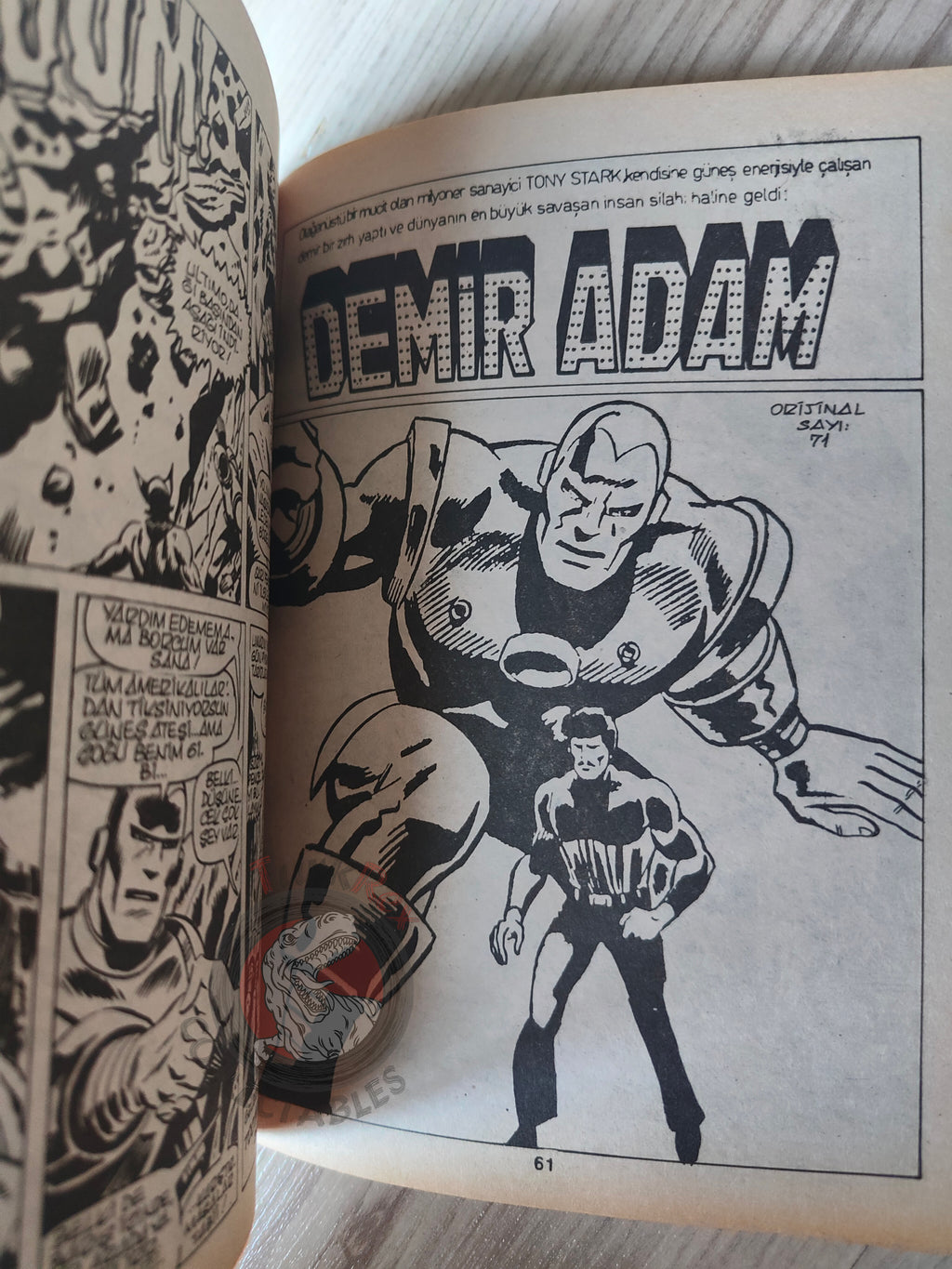 Iron Man #1 Demir Adam 1989 Turkish Comic Turkey #68 #69 #70 #71