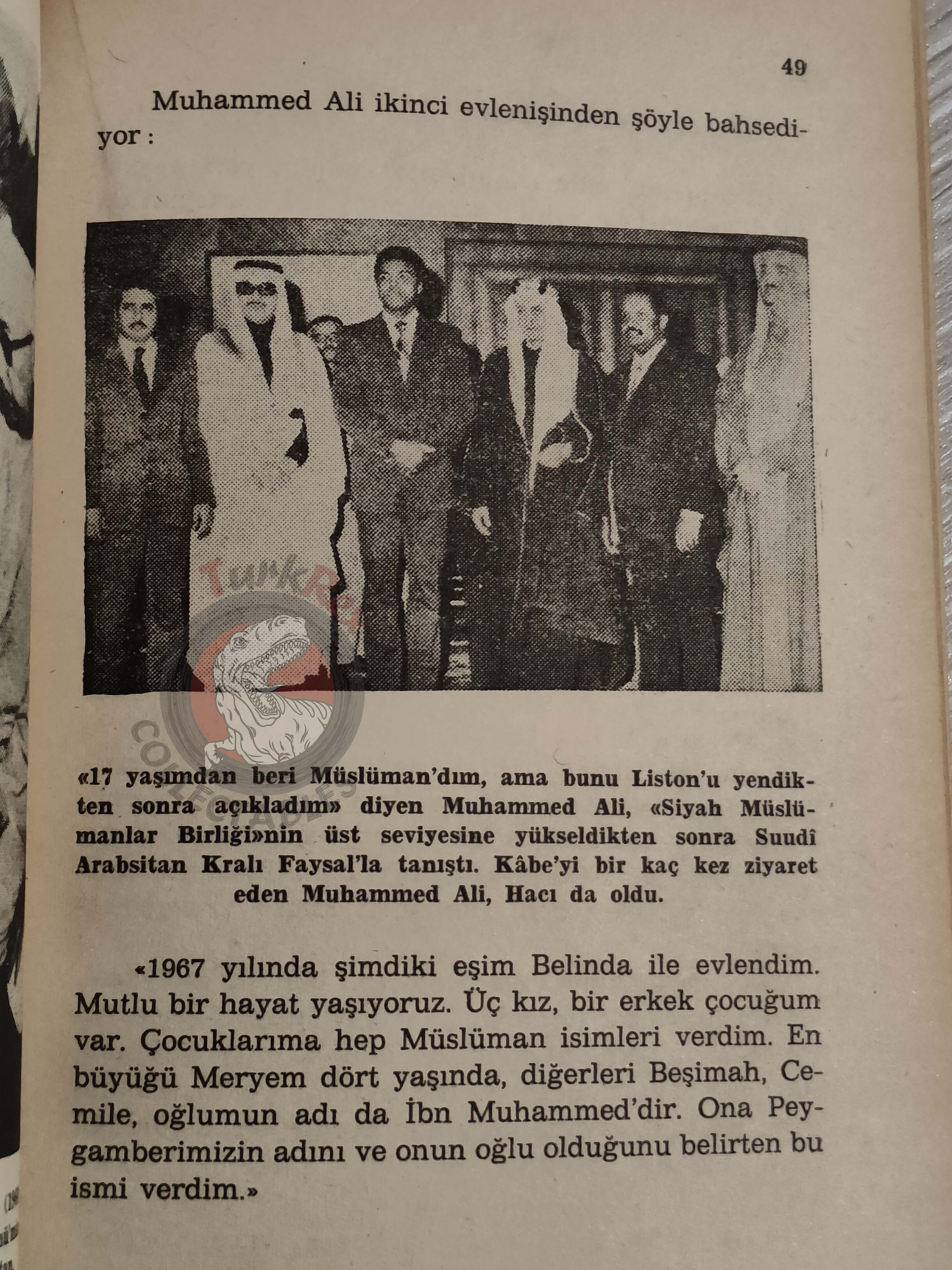 Muhammad Ali Biography 1975 Turkish Book Turkey Only Bio Illustrated