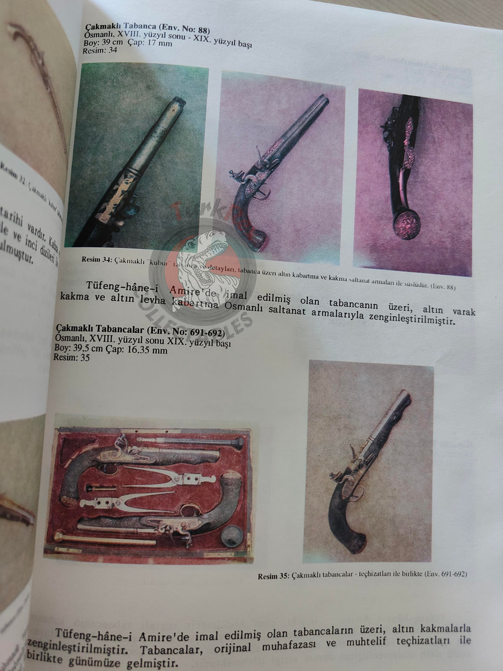 Ottoman Muskets, Pistols and Equipments 1993 Turkish Book Military Ottoman Empire