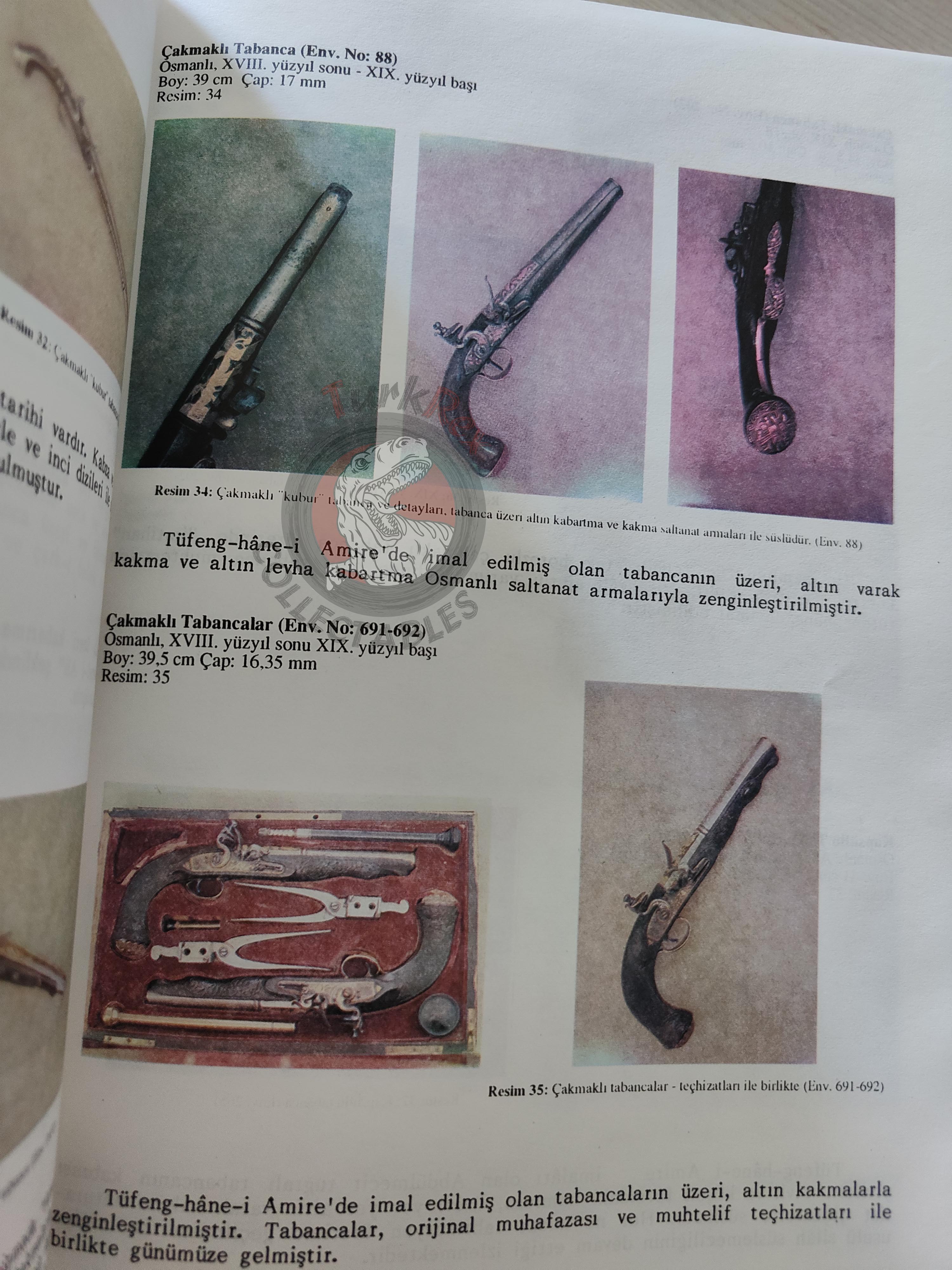 Ottoman Muskets, Pistols and Equipments 1993 Turkish Book Military Ottoman Empire