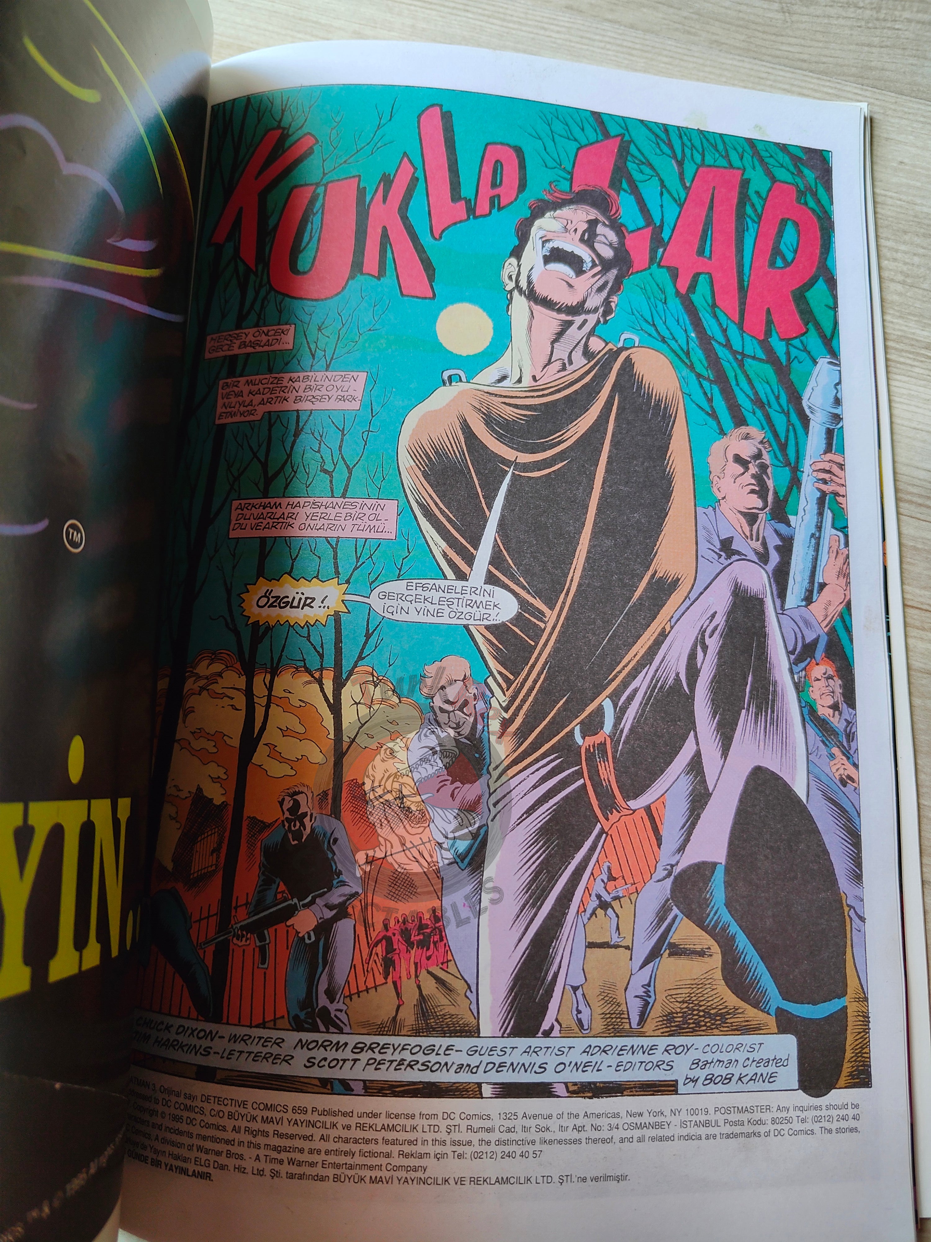 Batman: Knightfall Volume 1 1995 Turkish Comic Turkey  #491 #492 #493 #659