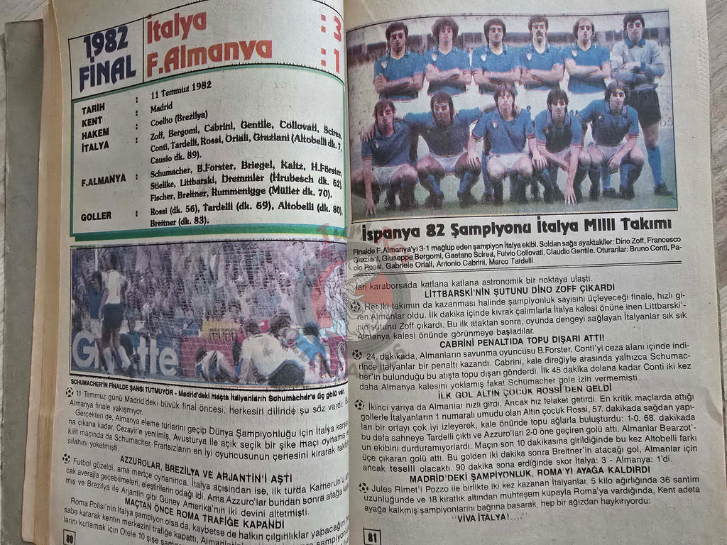 World Cup History Football 1990 Turkish Book Turkey Maradona Jupp Derwall