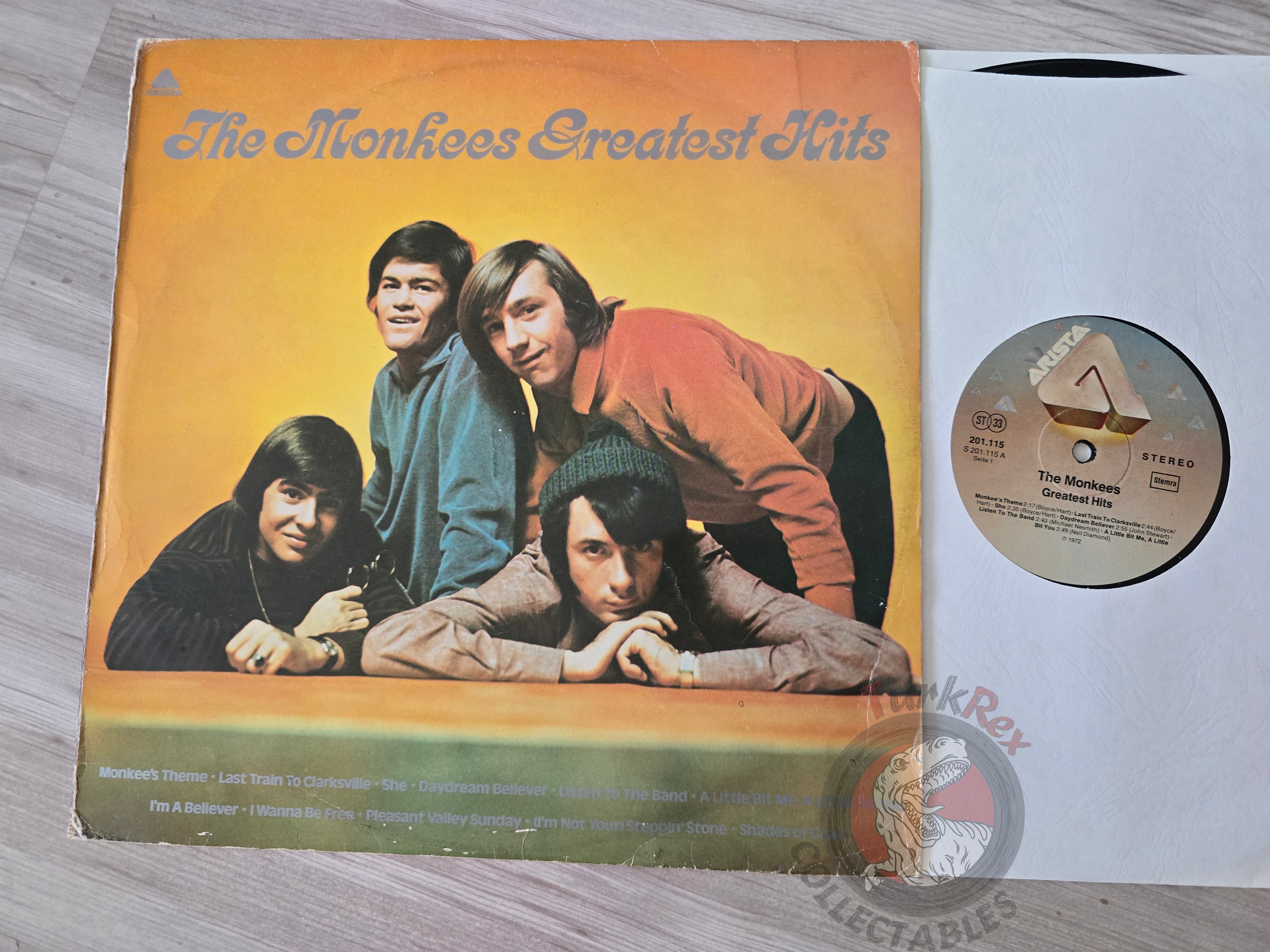The Monkees – The Monkees Greatest Hits Turkish Pressing Vinyl Turkey Edition