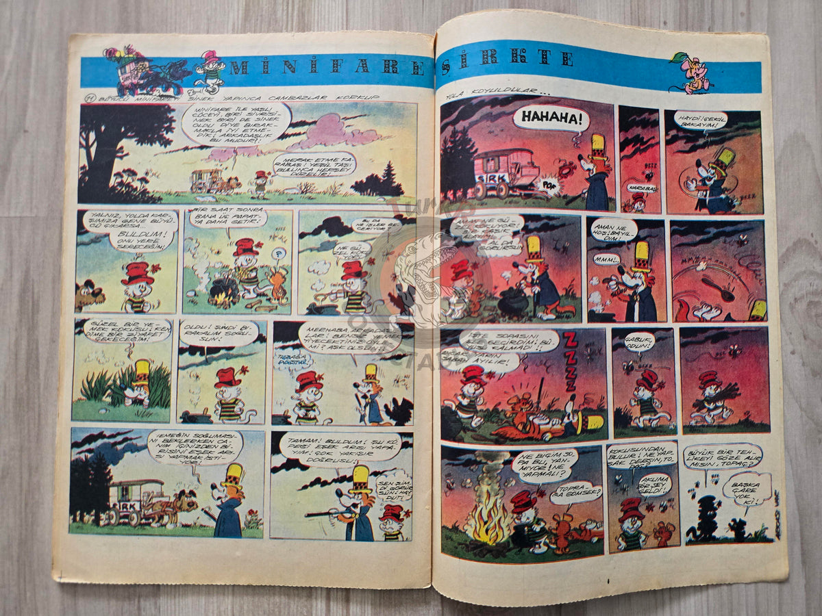 Doğan Kardeş 1971 Magazine #27 Turkish Comic Turkey Sinbad the Sailor Gulliver’s Travels Sibylline