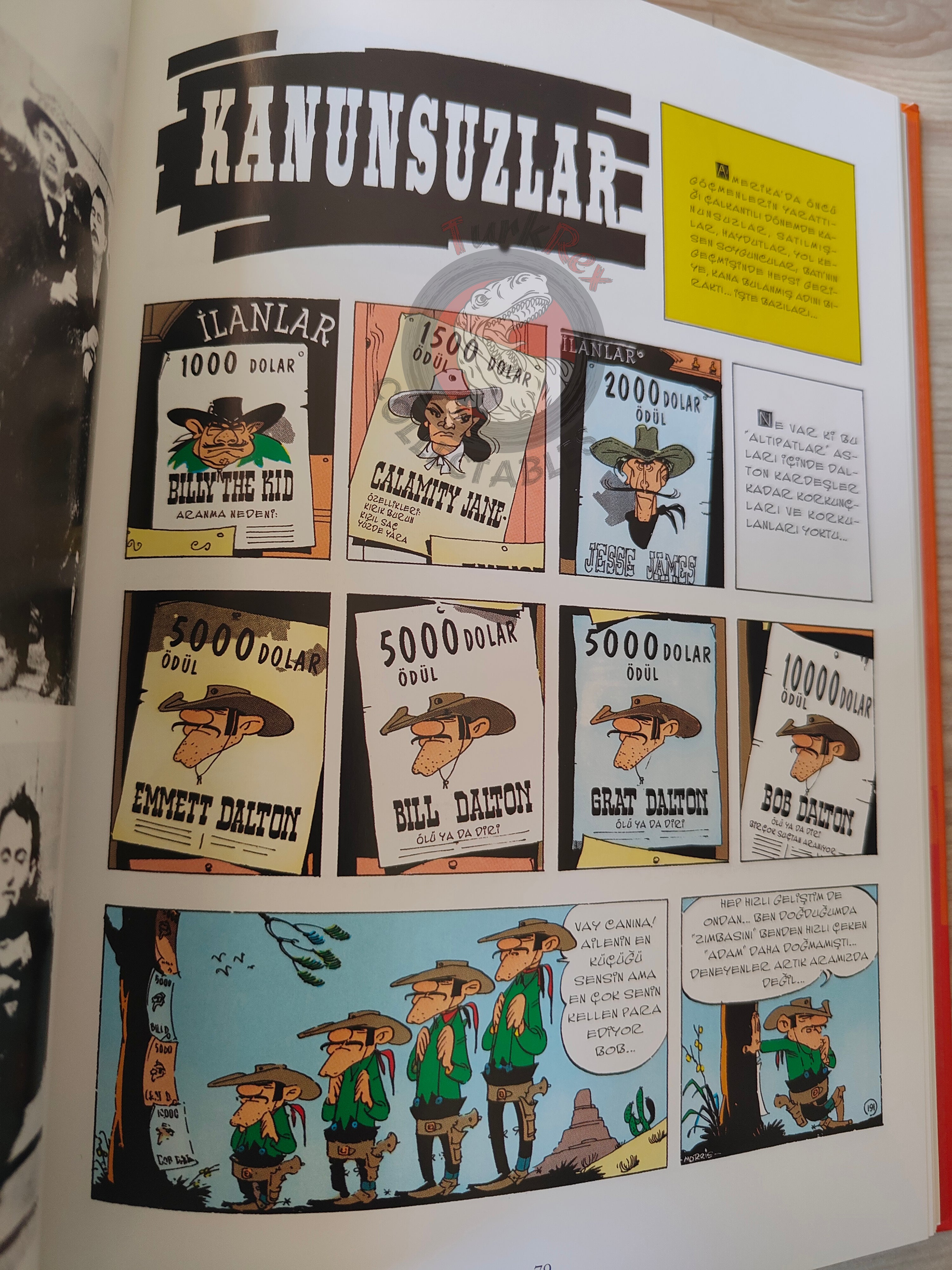 Lucky Luke – L'integrale #2 Turkish Comic Turkey Sous le Ciel de l'Ouest