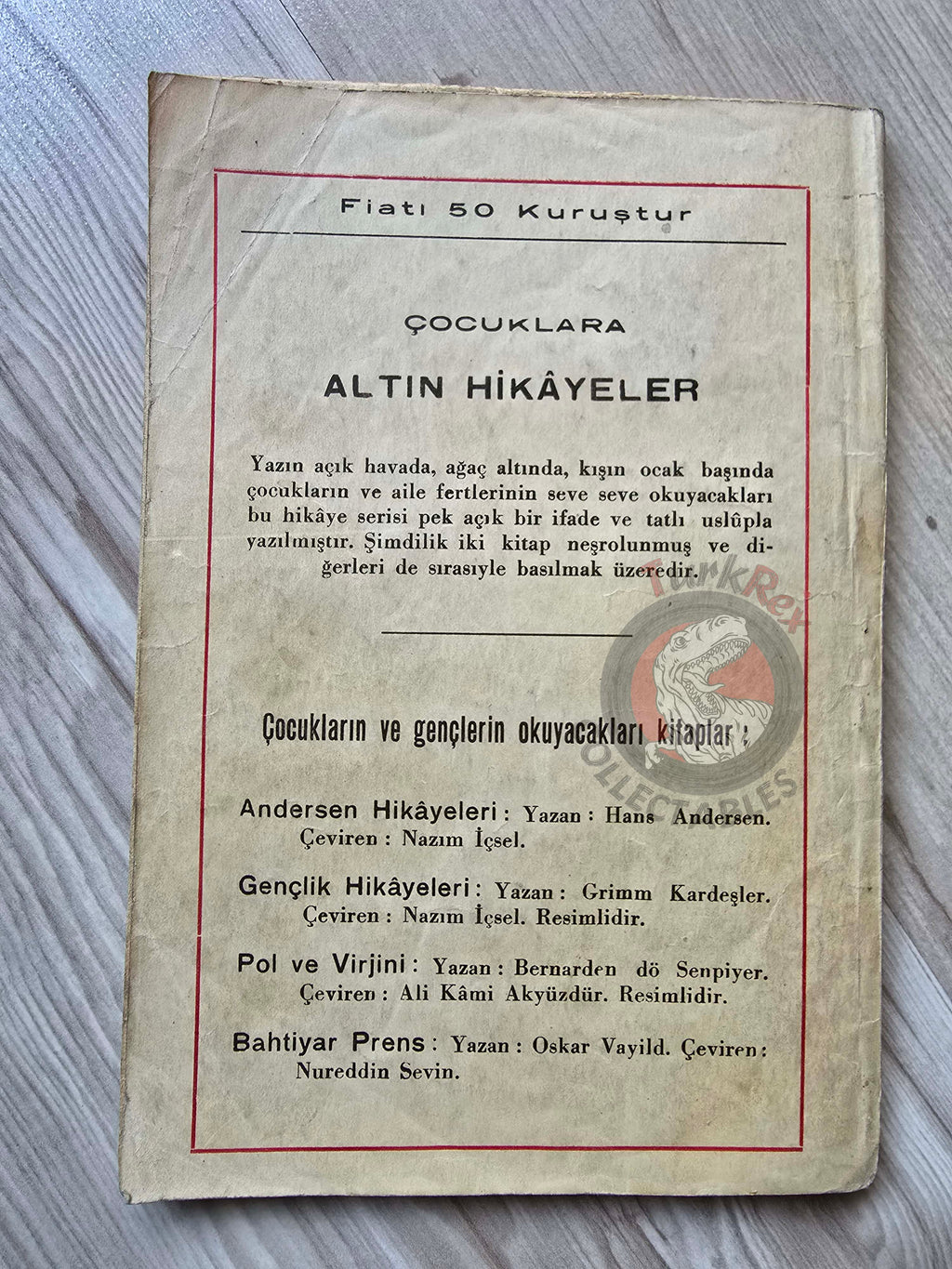 Golden Stories for Children 1945 Turkish Book Turkey Illustrated Comtesse de Ségur
