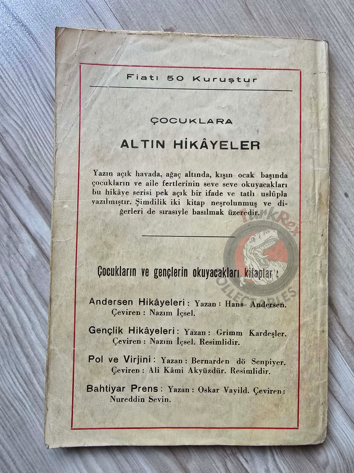 Golden Stories for Children 1945 Turkish Book Turkey Illustrated Comtesse de Ségur