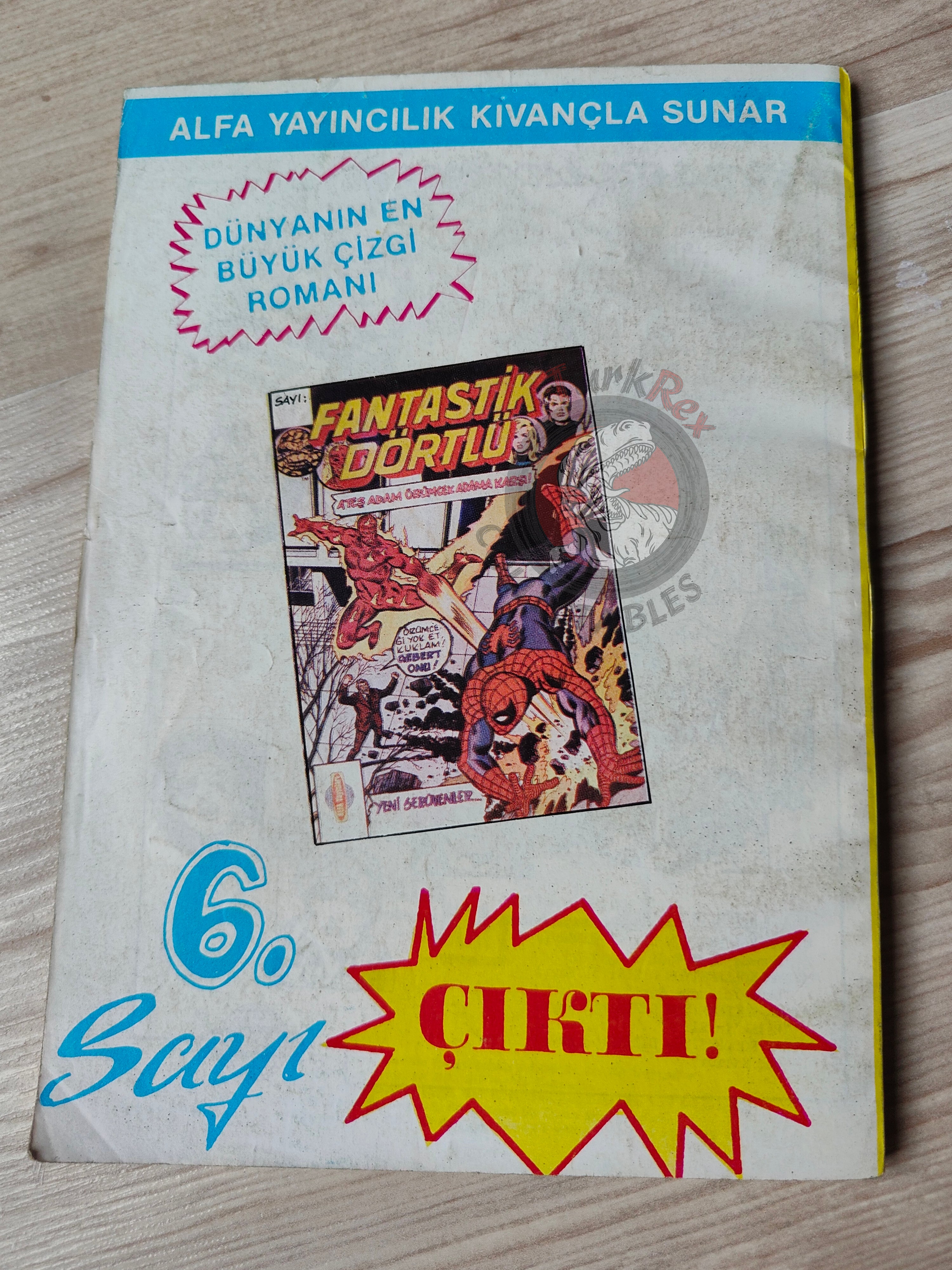 Captain America – Issue #6 1988 Turkish Comic Turkey #175 #176 #177 #178