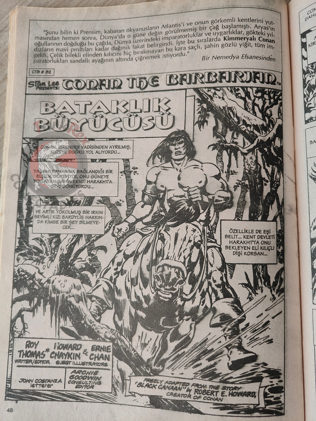 Conan The Barbarian #7 2001 Turkish Comic Turkey #80 #81 #82