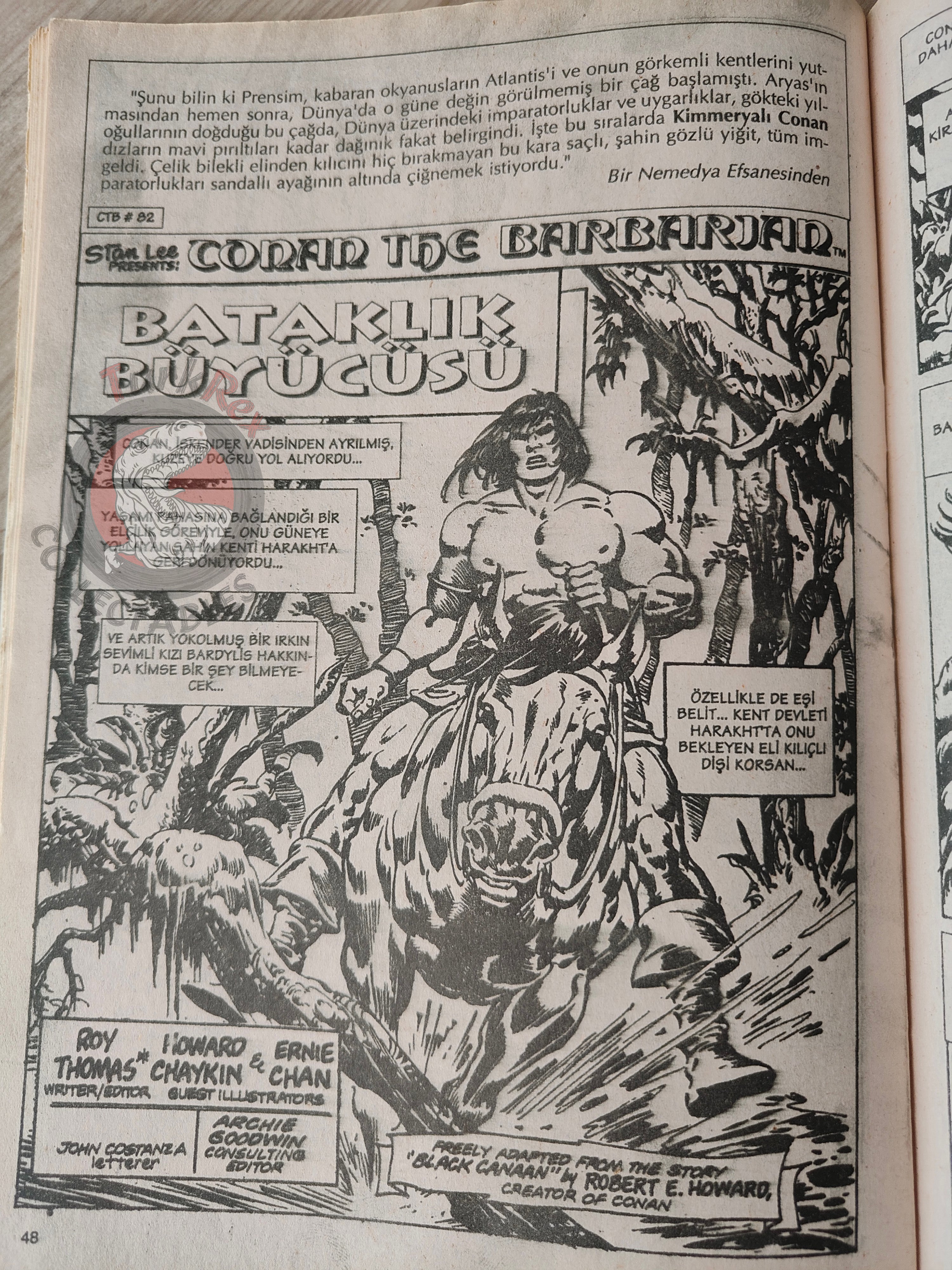 Conan The Barbarian #7 2001 Turkish Comic Turkey #80 #81 #82