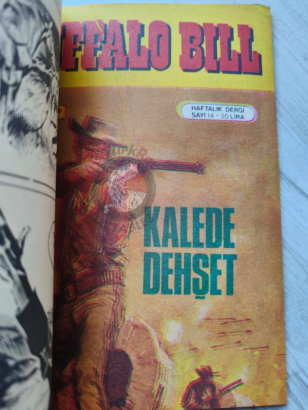 Buffalo Bill  –  Volume  #7 1981 Turkish Comic Turkey Marshal, le shérif de Dodge City