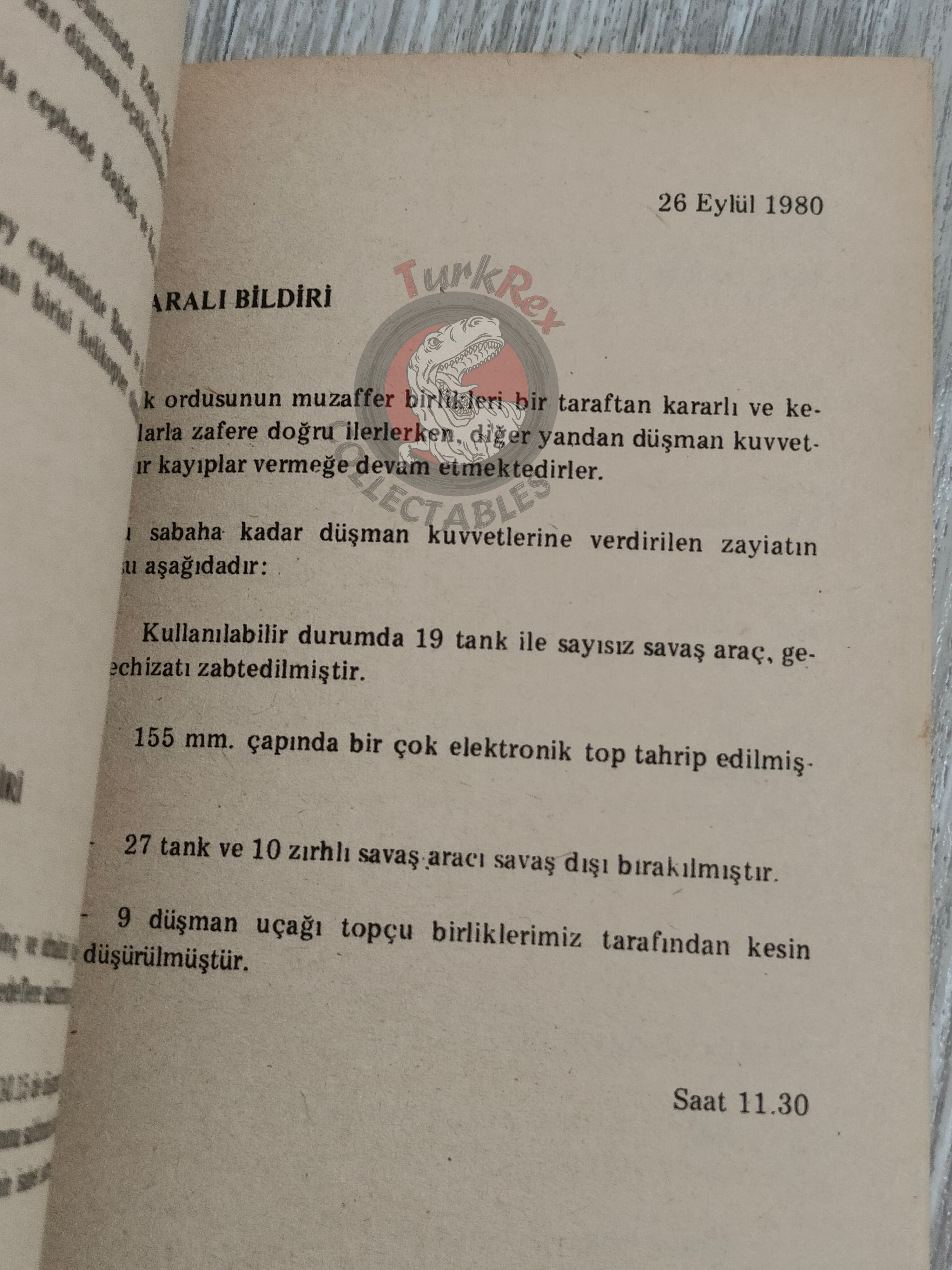 Saddam Hussein - The Story Of A War 1980s Propaganda Book Turkish Middle East