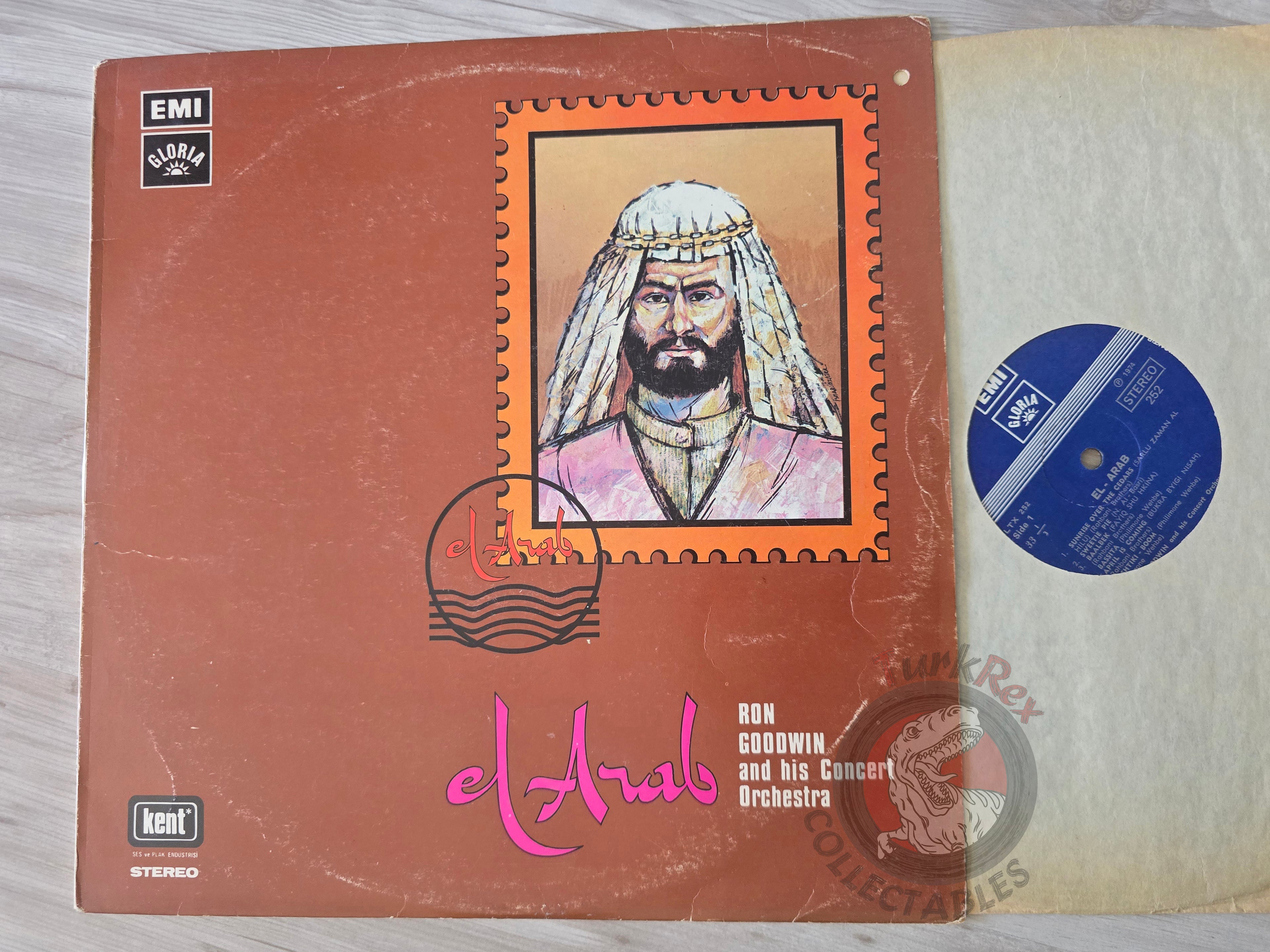 Ron Goodwin And His Concert Orchestra – El Arab Turkish Pressing Vinyl Turkey Edition