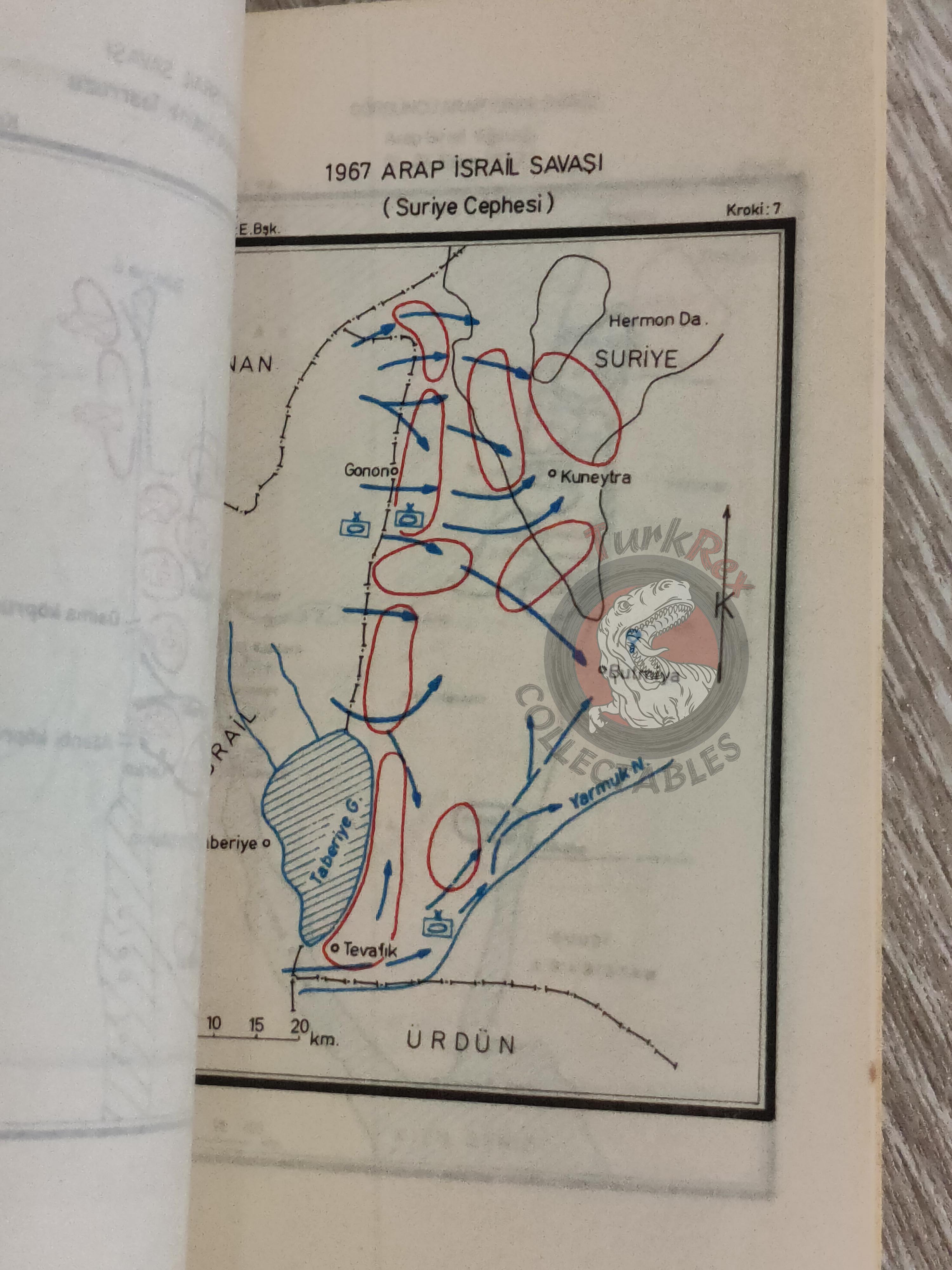 Arab Israeli Conflict Wars 1979 Turkish Book Turkey with Maps Military Israel Middle East