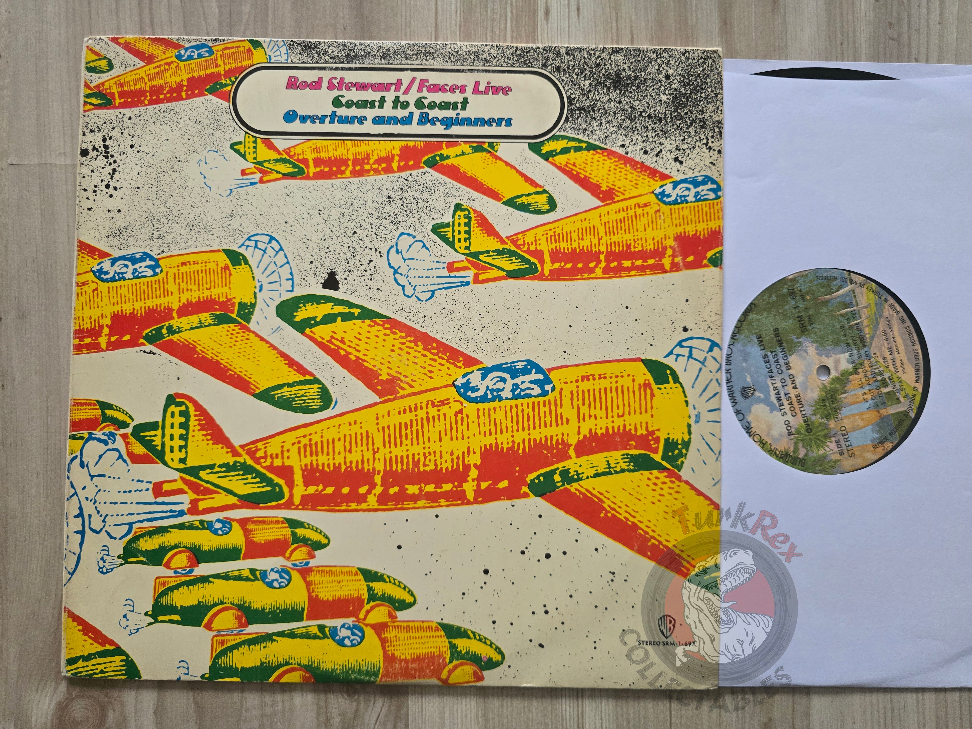 Rod Stewart / Faces – Live Coast To Coast Turkish Pressing Vinyl Turkey Edition