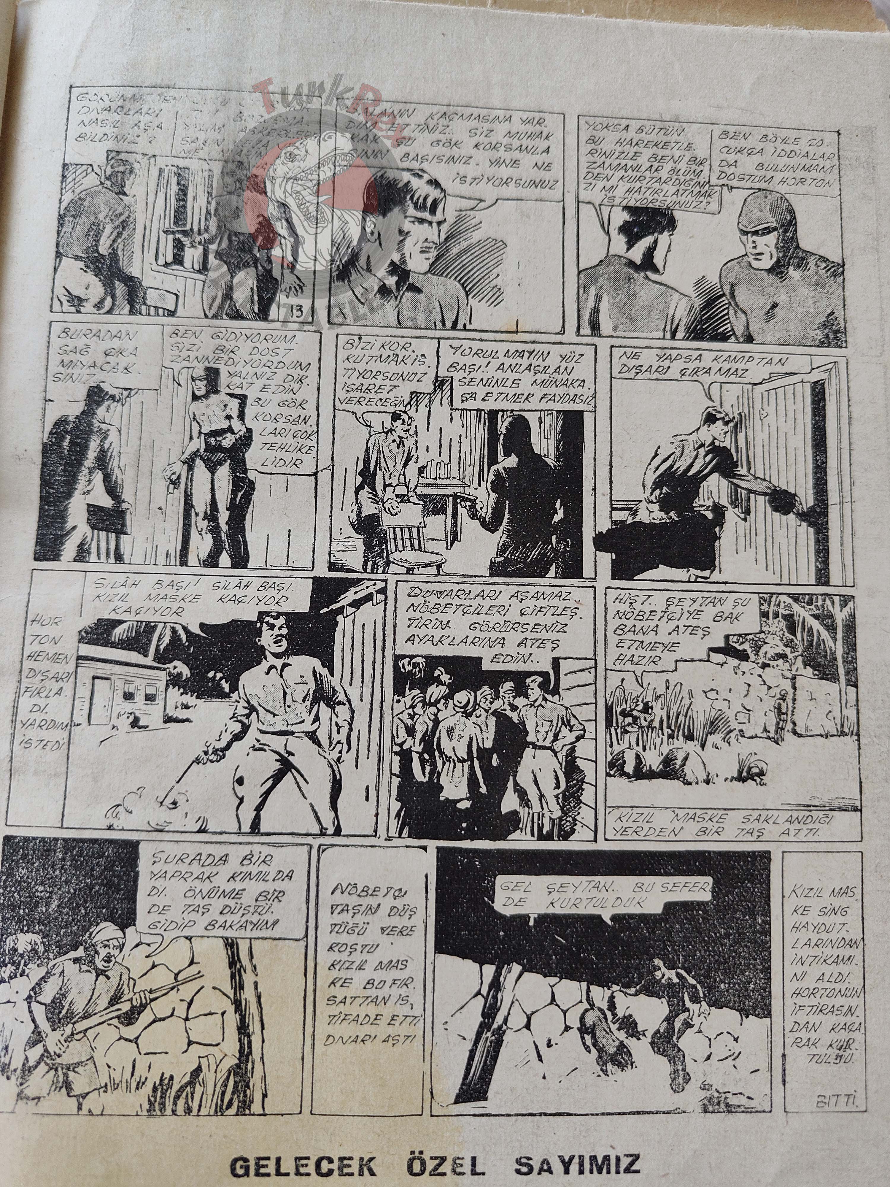 1001 Roman 1944 The Phantom - The Singh Brotherhood / The Sky Band Turkish Comic Mag Turkey