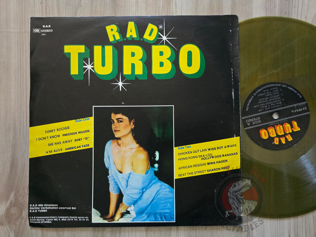 Various – R.A.D. Turbo Disco Summer Turkish Pressing Colored Vinyl Turkey Edition
