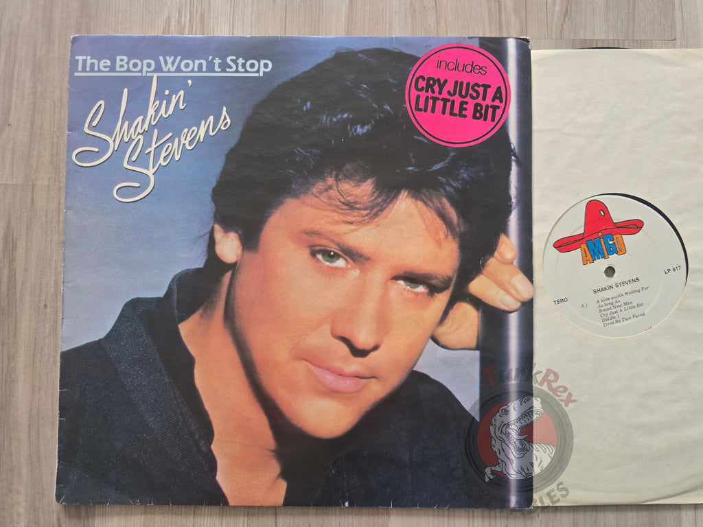 Shakin' Stevens – The Bop Won't Stop Turkish Pressing Vinyl Turkey Edition