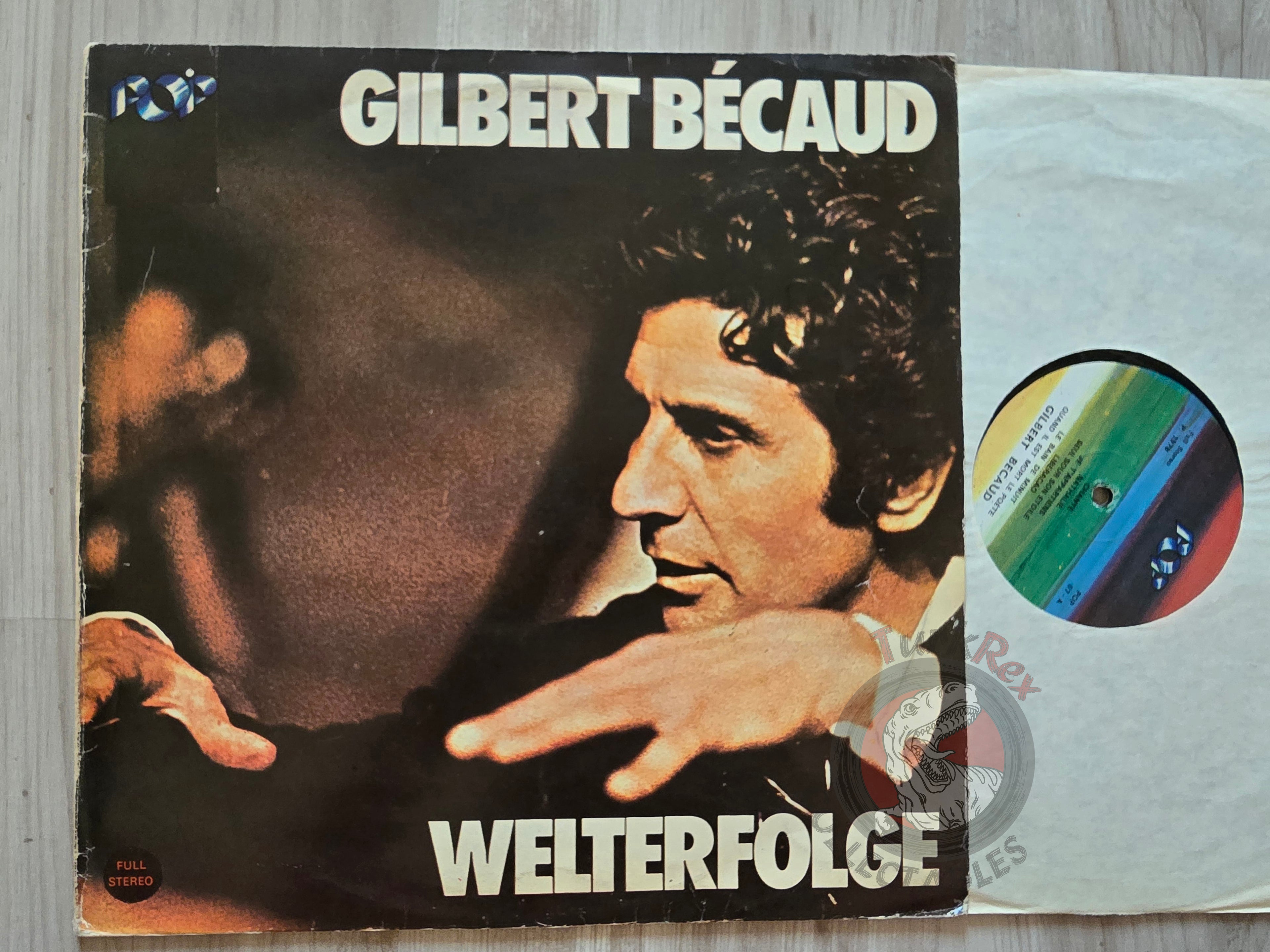 Gilbert Bécaud – Welterfolge Turkish Pressing Vinyl Turkey Edition