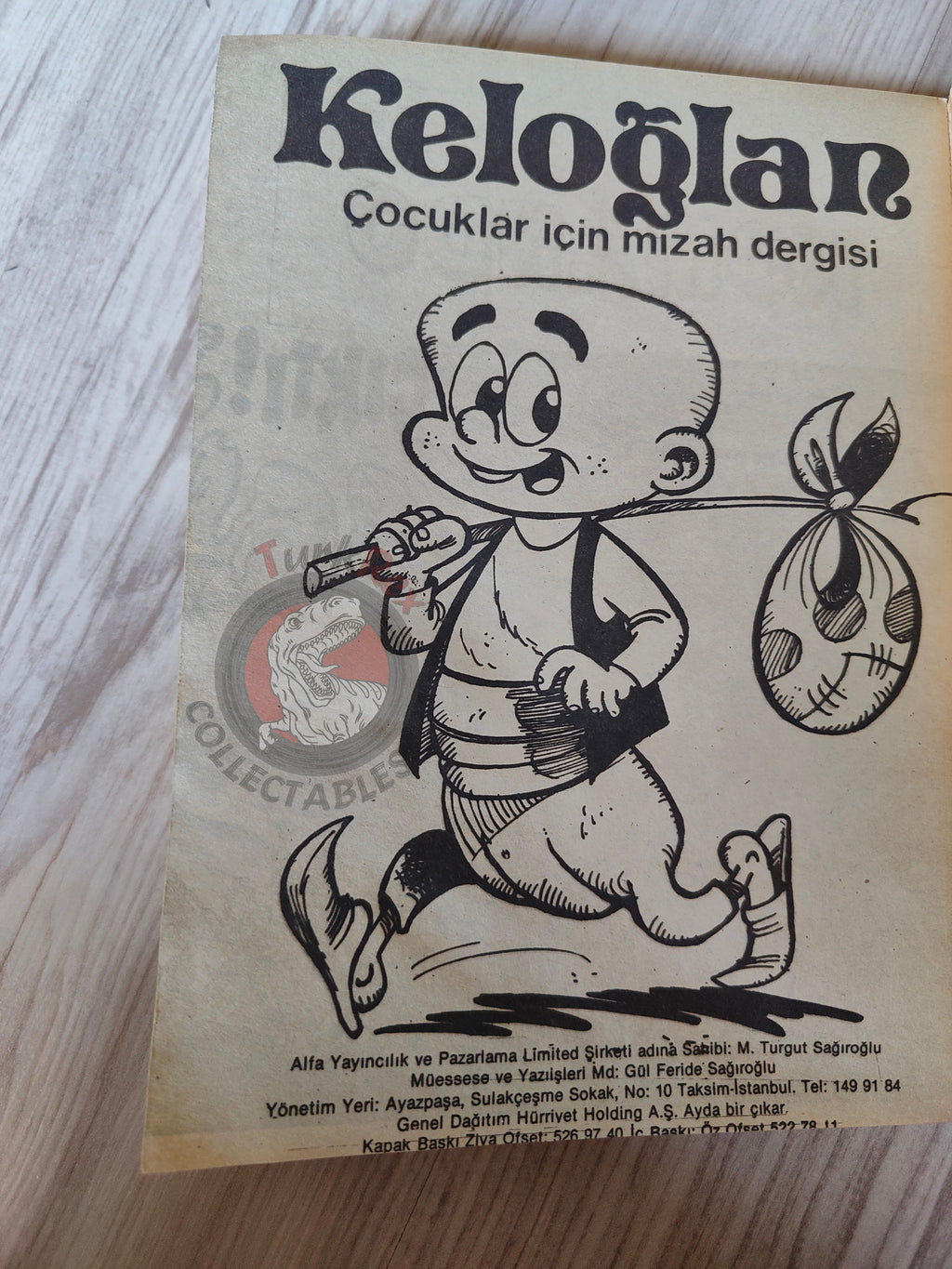 Tintin – The Shooting Star mid 1980s Turkish Edition Comic Turkey 1