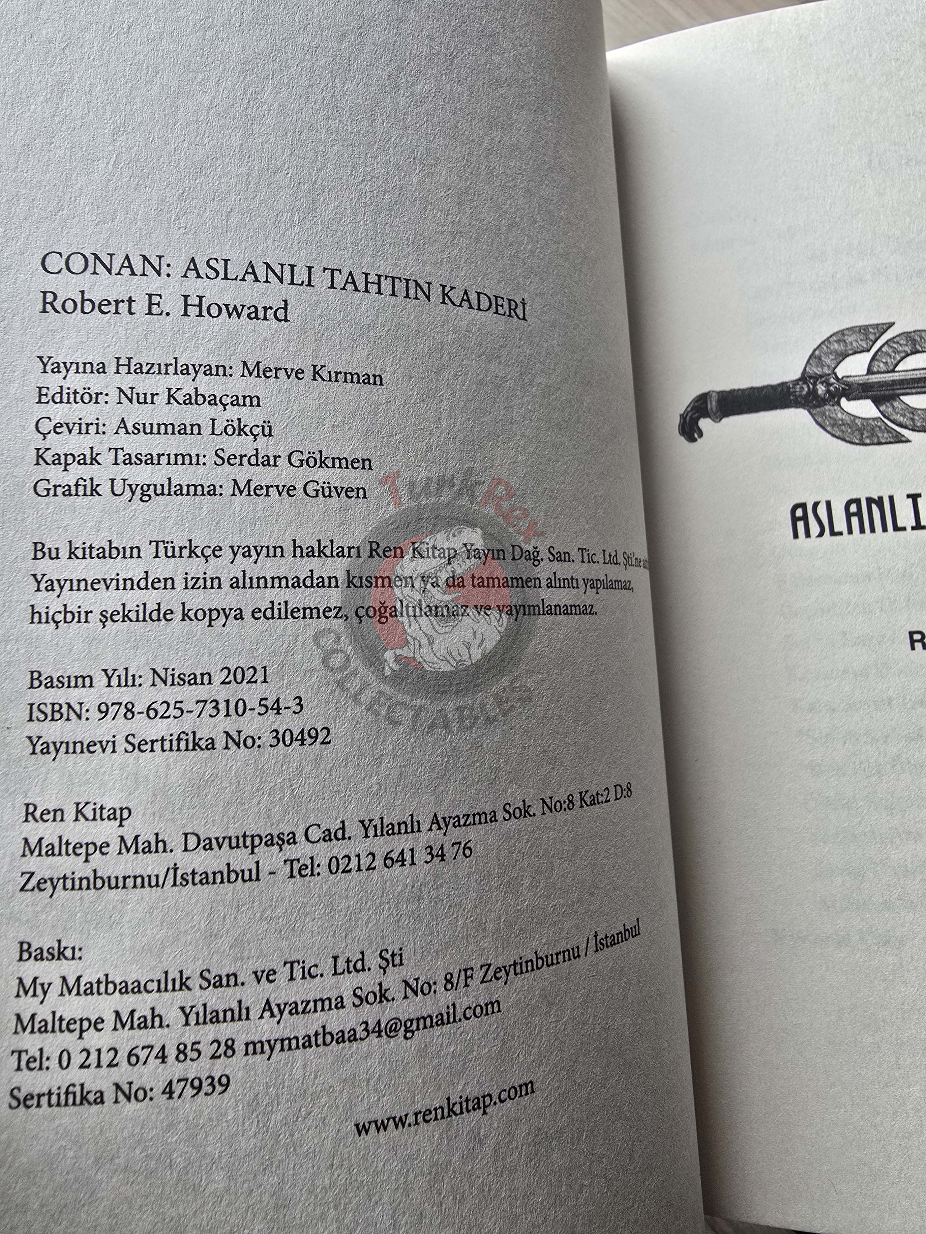 Robert E. Howard - Conan First Edition Turkish Boxed Set Book Turkey