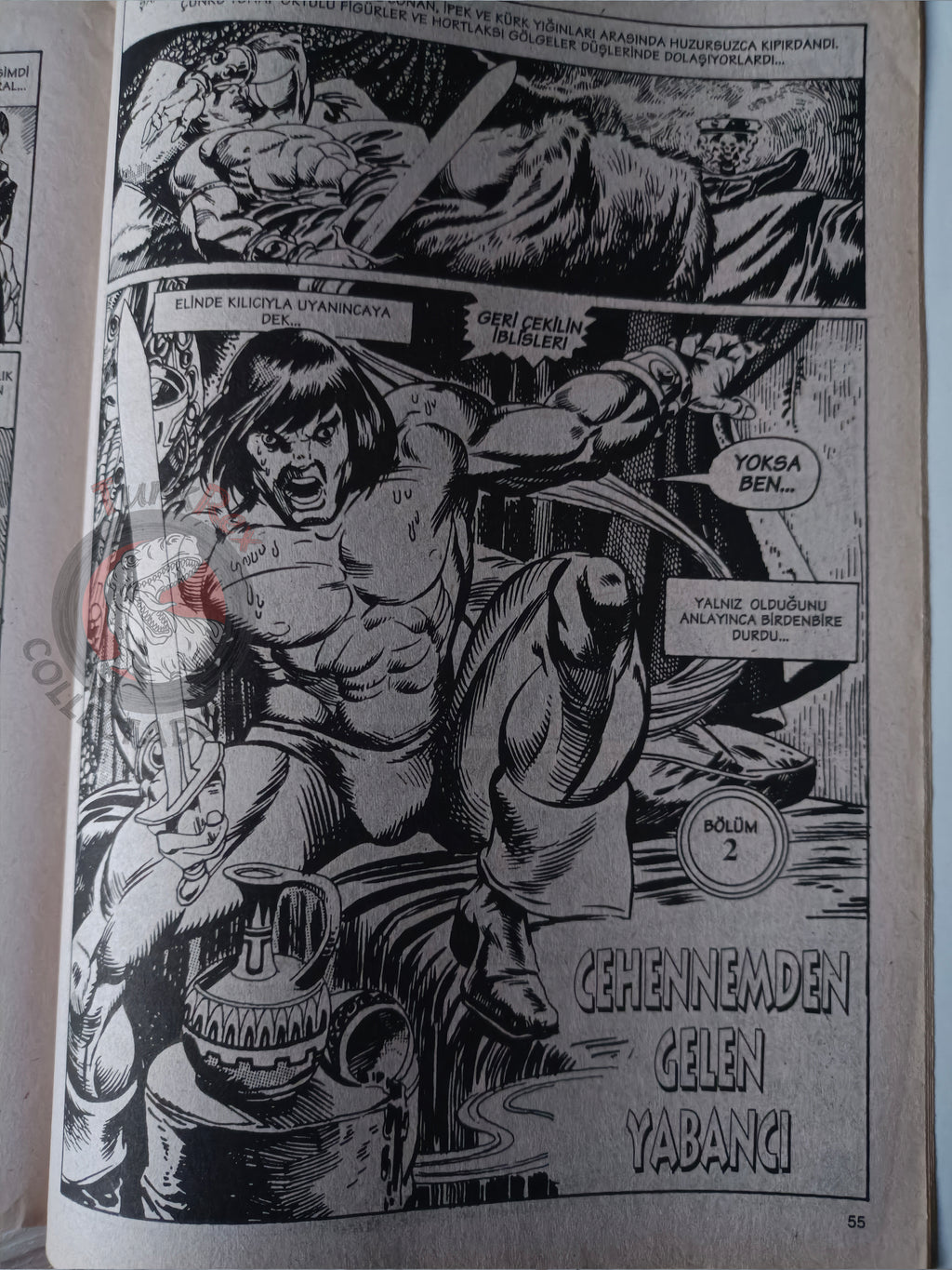 Kral Conan #10 The Savage Sword of #30 Turkish Comic Turkey Saga #22