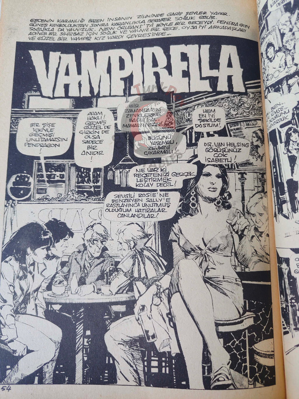 Korku May 1975 Turkish Comic Turkey Vampirella #37 Warren Creepy Eerie