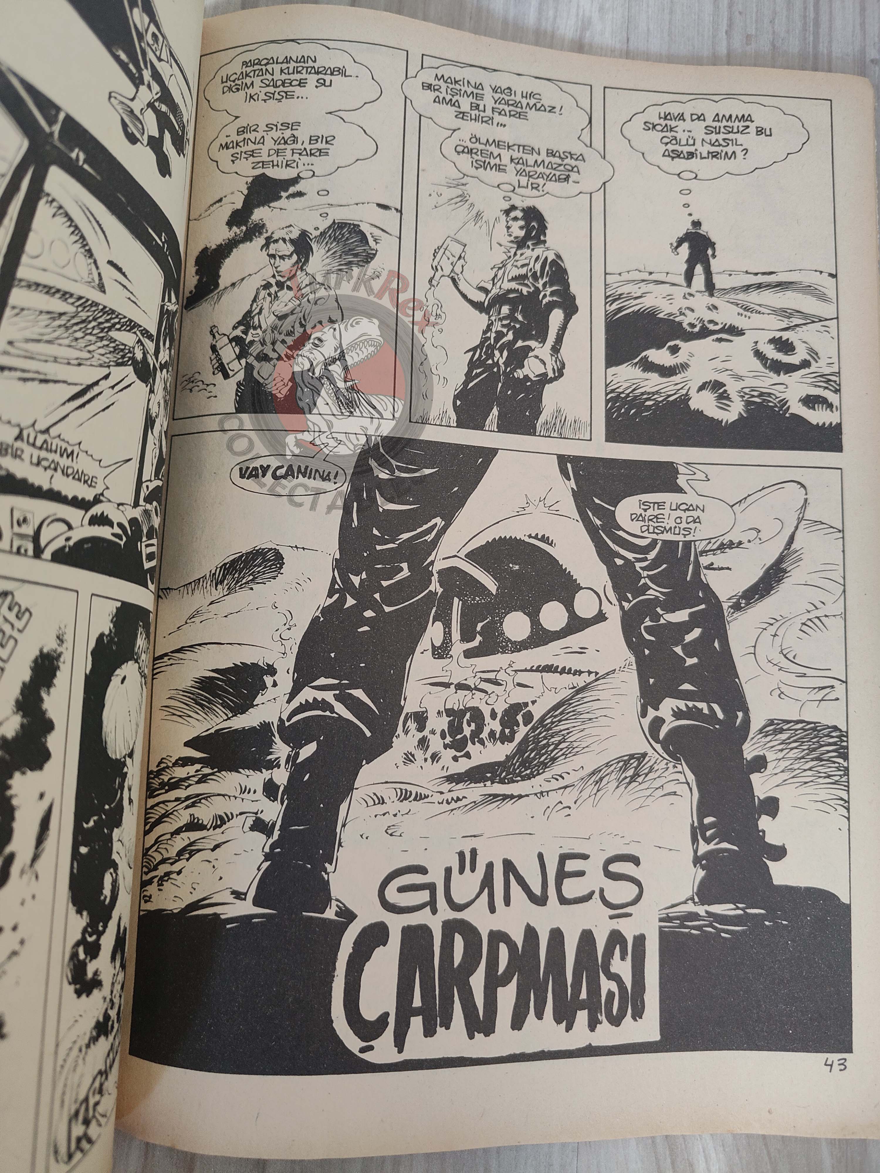 Vampirella #26 1977 Turkish Comic Turkey Warren Publishing cover #59 Space 1999