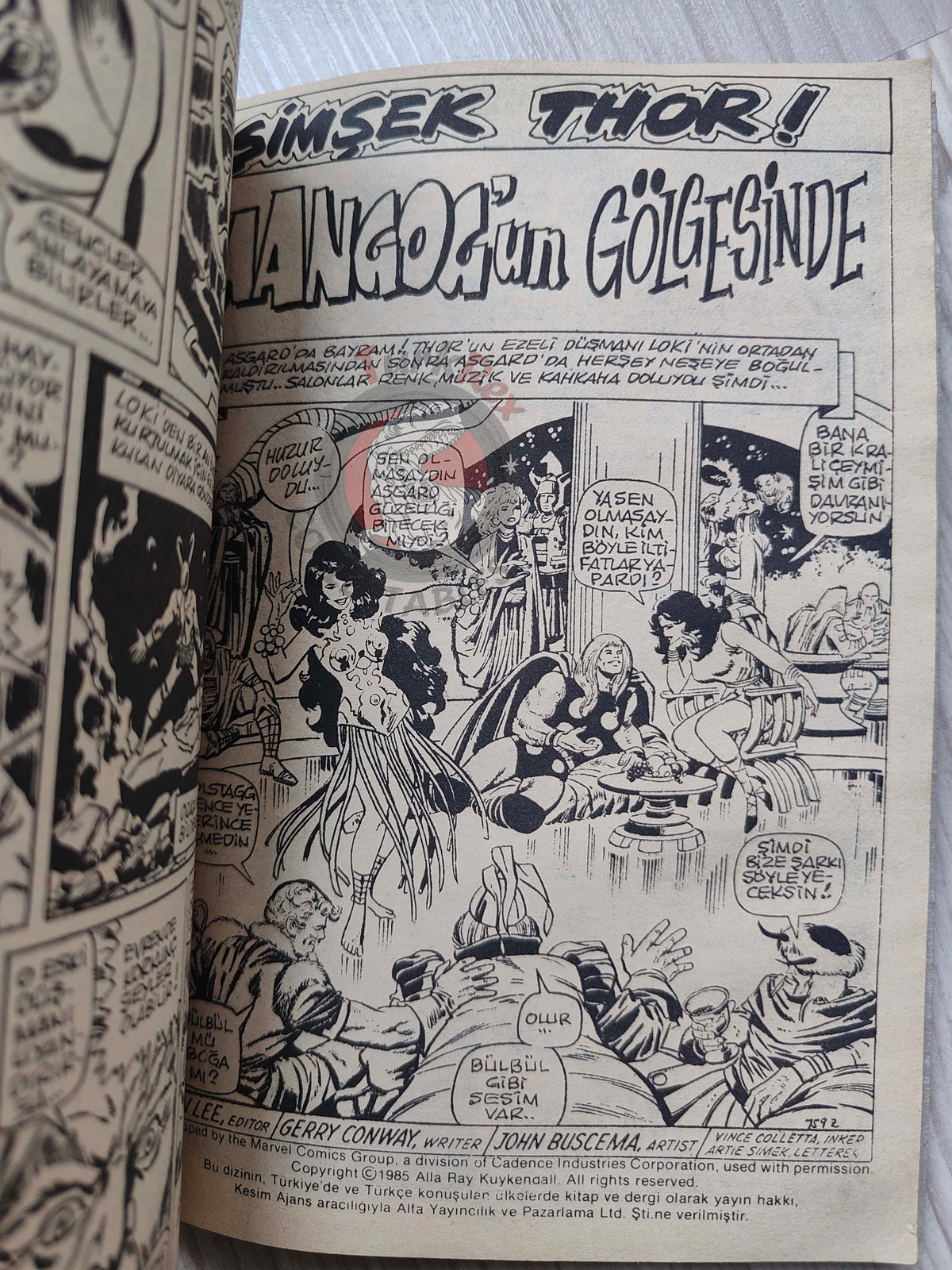 Thor #4 1985 Turkish Comic Turkey The Mighty Thor #193–196 Silver Surfer