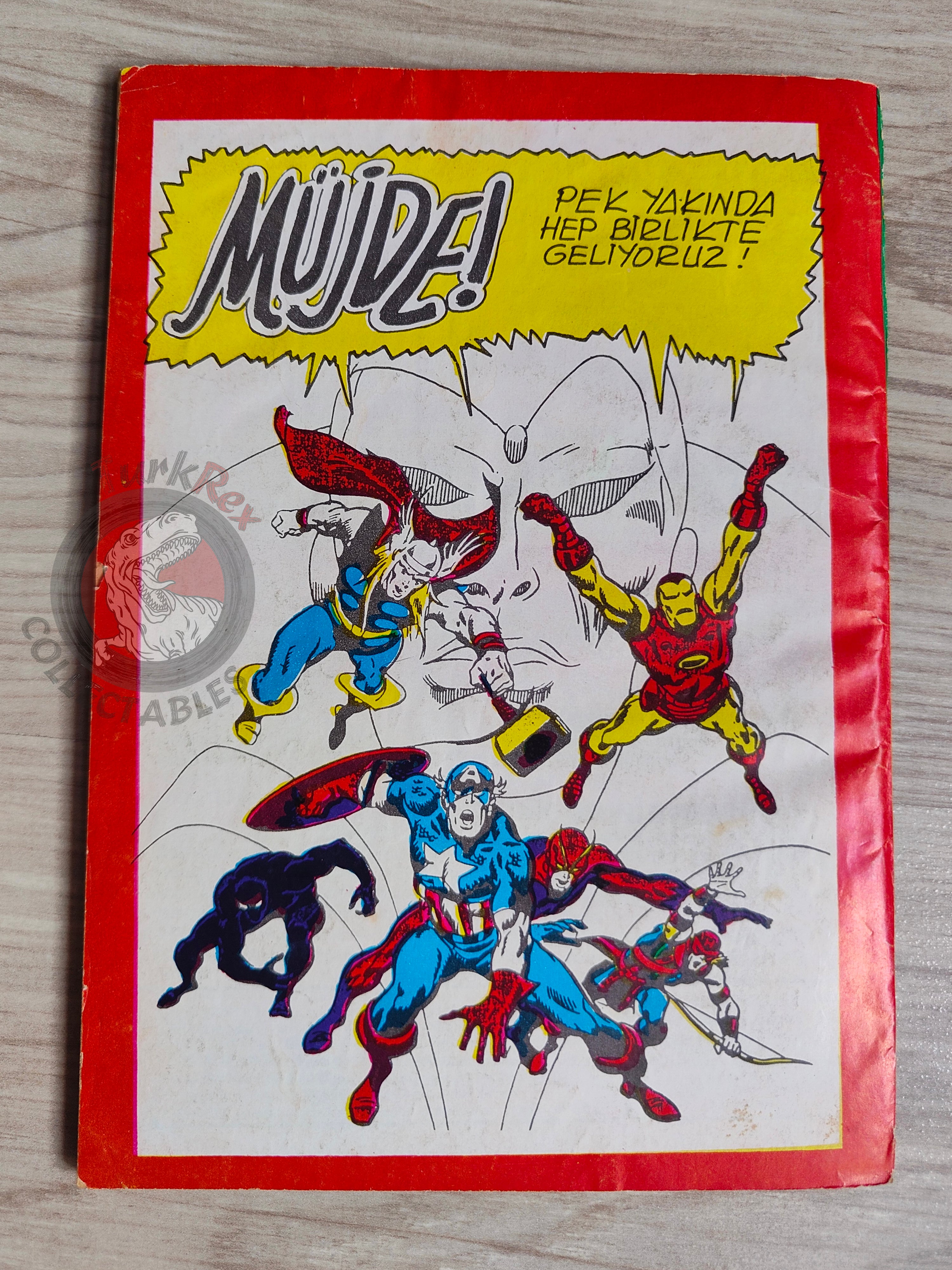 Hulk #10 1988 Turkish Comic Turkey cover #19 #131 Iron Man